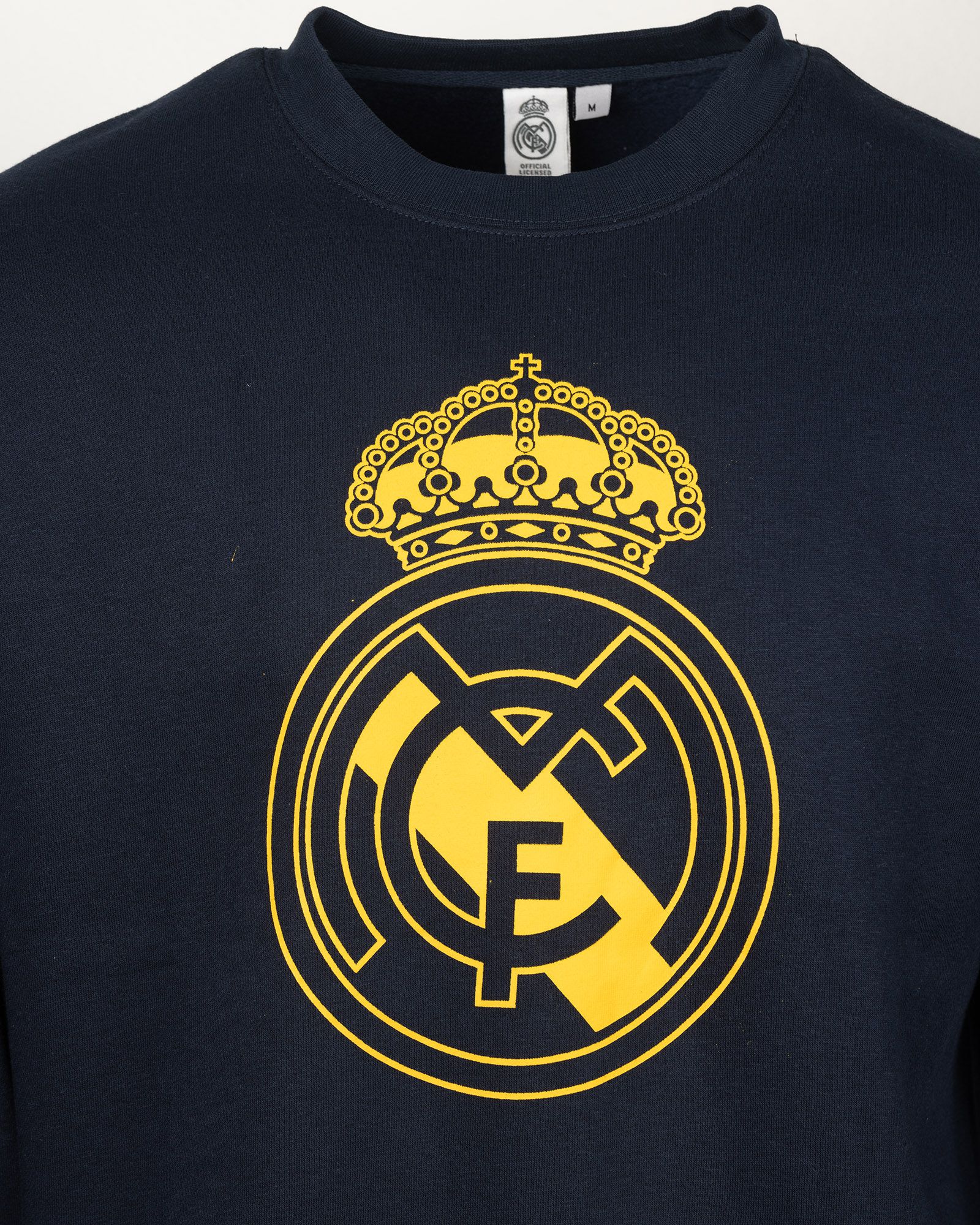 Sport Design Sweden Men's Real Madrid Navy Oversized Crewneck Sweatshirt product image