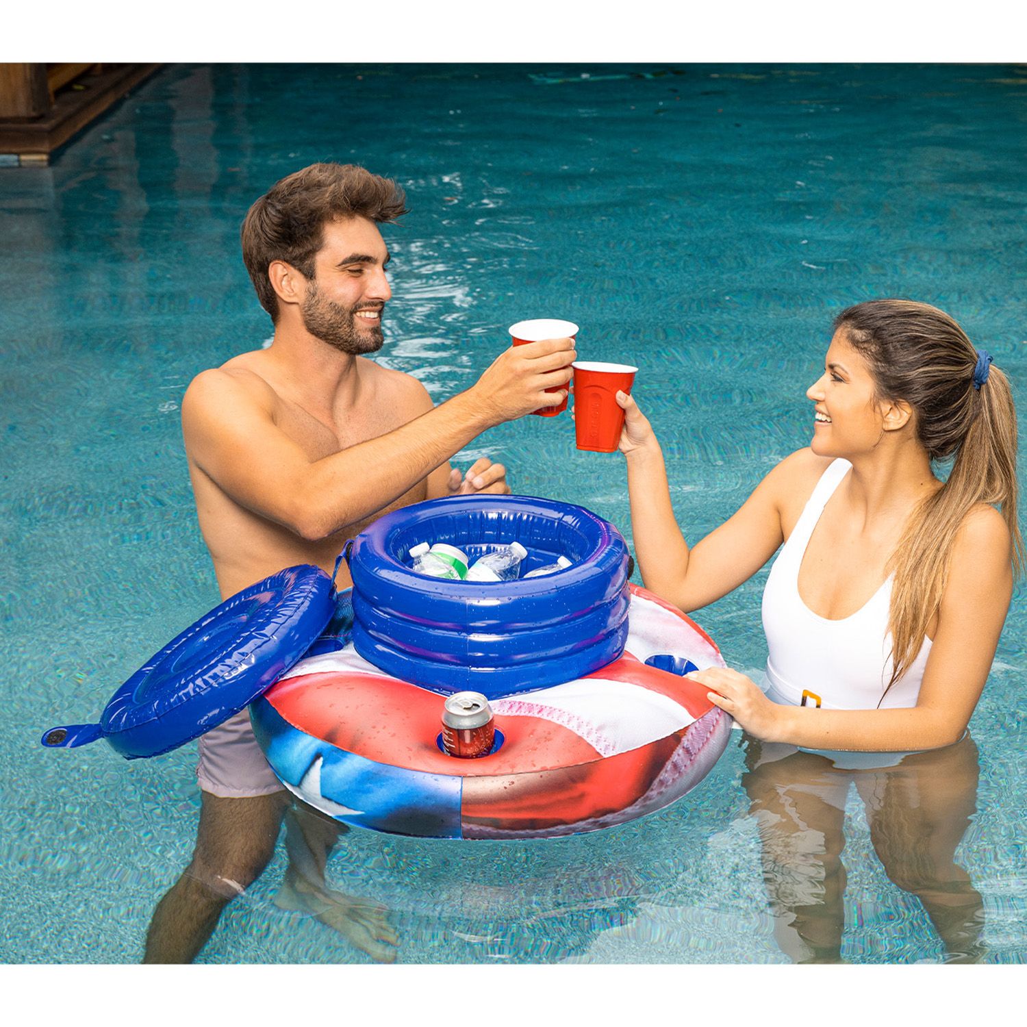 PoolCandy Floating Drink Cooler product image