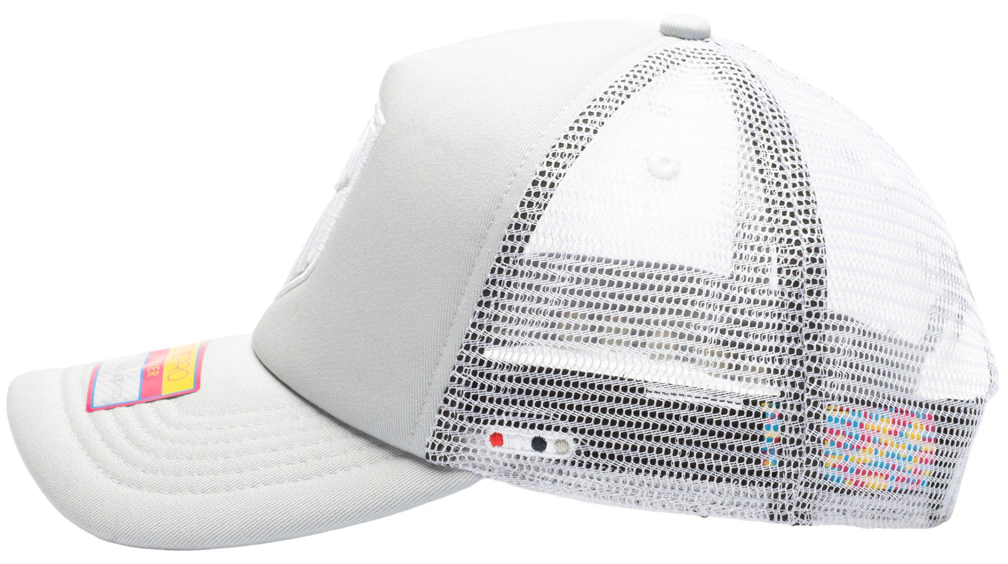 Fan Ink Adult USMNT Fog Grey Adjustable Trucker Hat product image