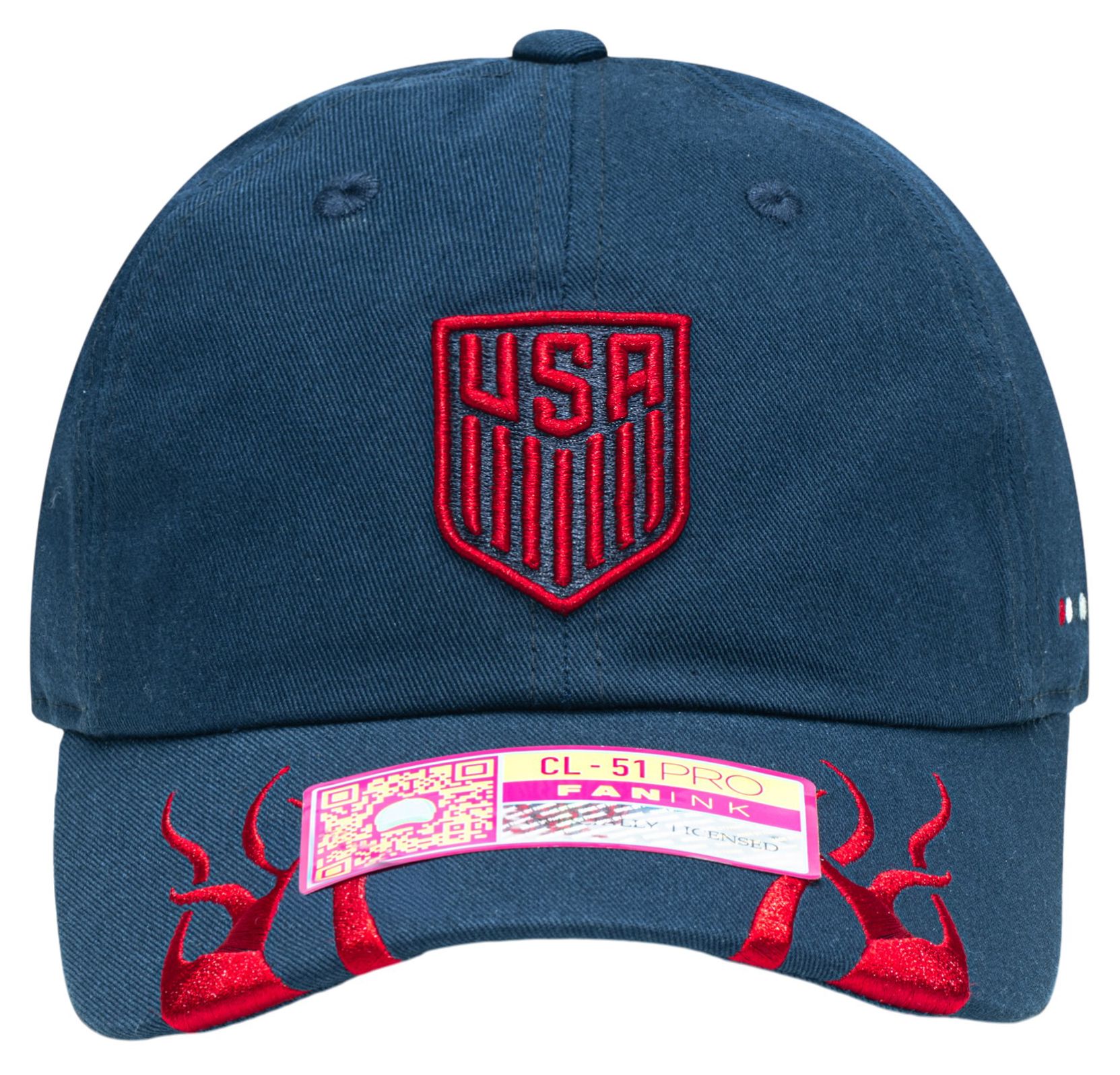 Fan Ink Adult USMNT 2026 Blue Dad Slouch Adjustable Hat product image