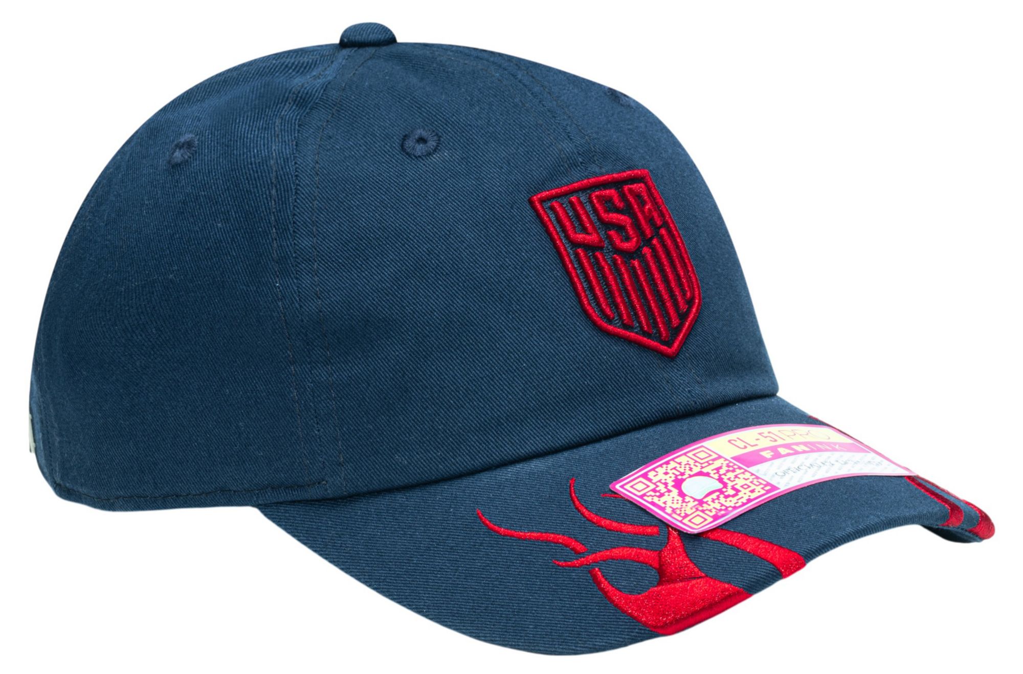 Fan Ink Adult USMNT 2026 Blue Dad Slouch Adjustable Hat product image