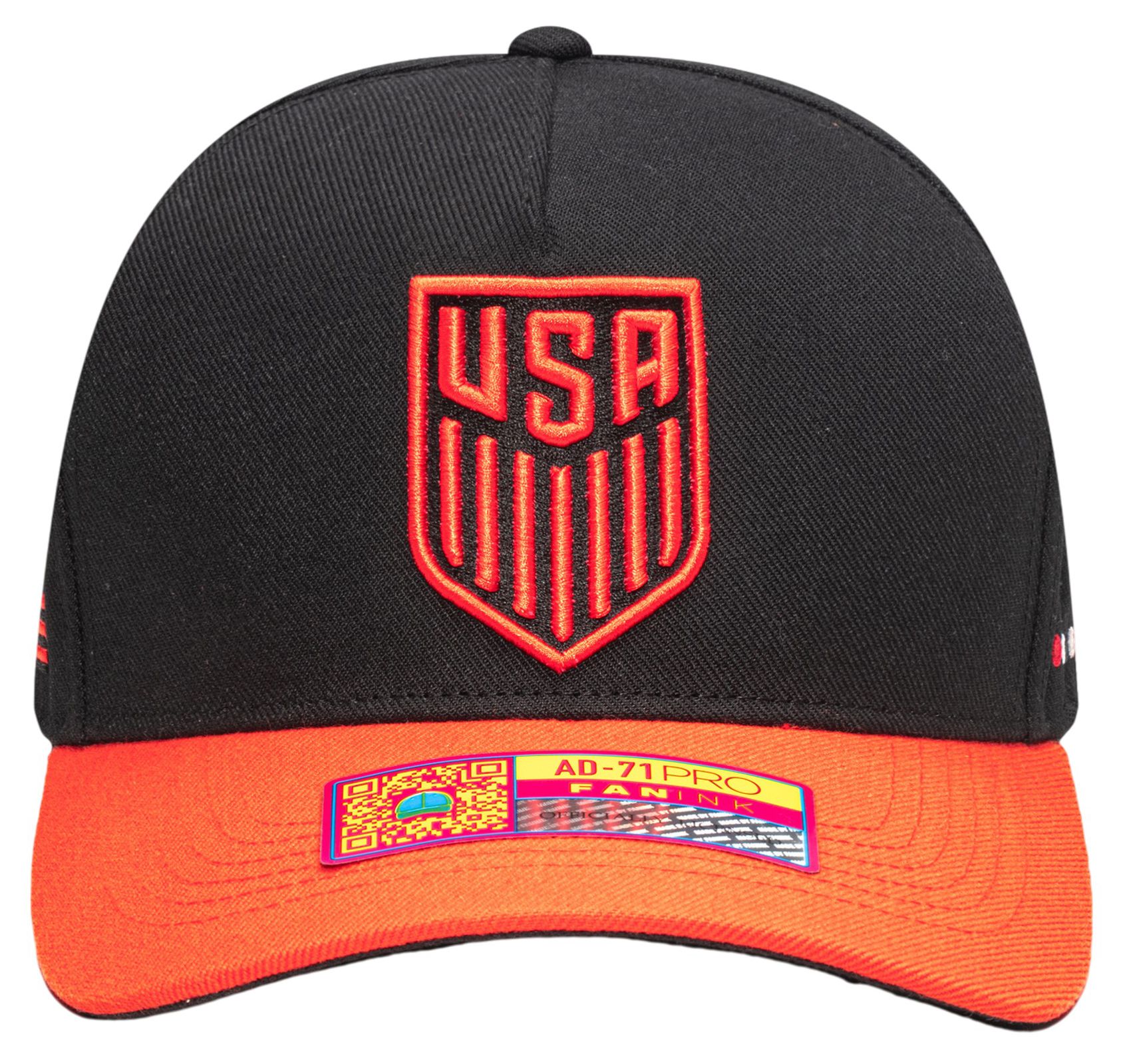 Fan Ink Adult USMNT 2026 Black City Pride Adjustable Hat product image