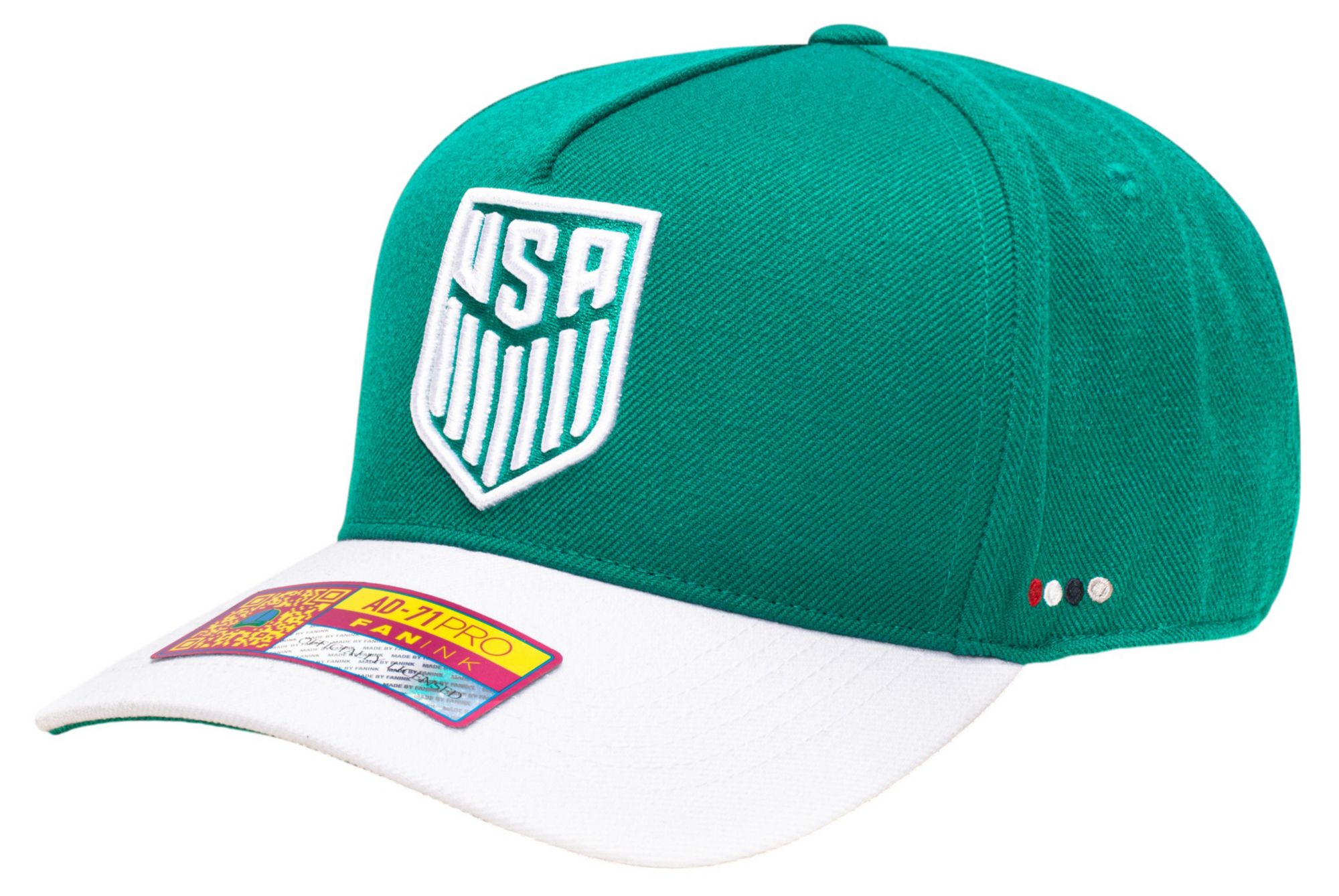 Fan Ink Adult USMNT 2026 Green City Pride Adjustable Hat product image