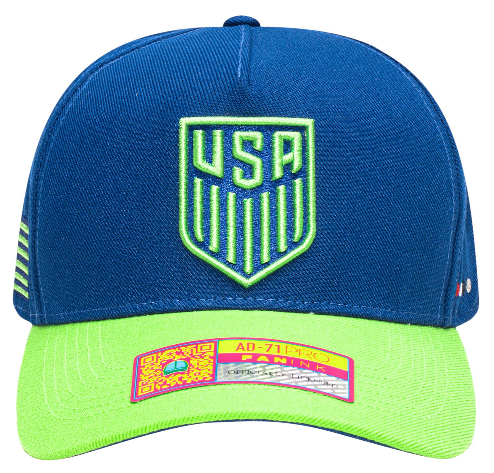 Fan Ink Adult USMNT 2026 Royal Blue City Pride Adjustable Hat product image
