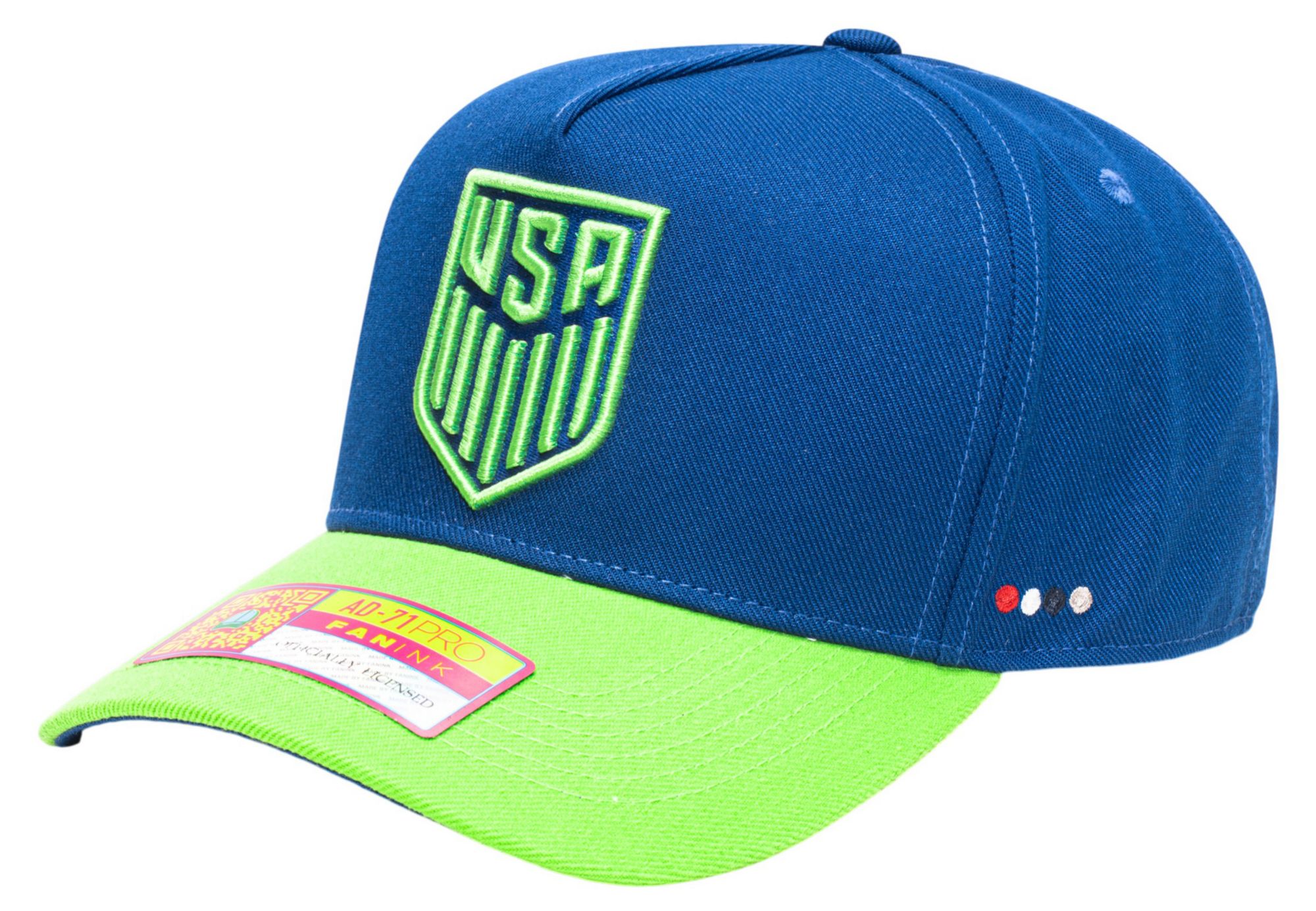 Fan Ink Adult USMNT 2026 Royal Blue City Pride Adjustable Hat product image
