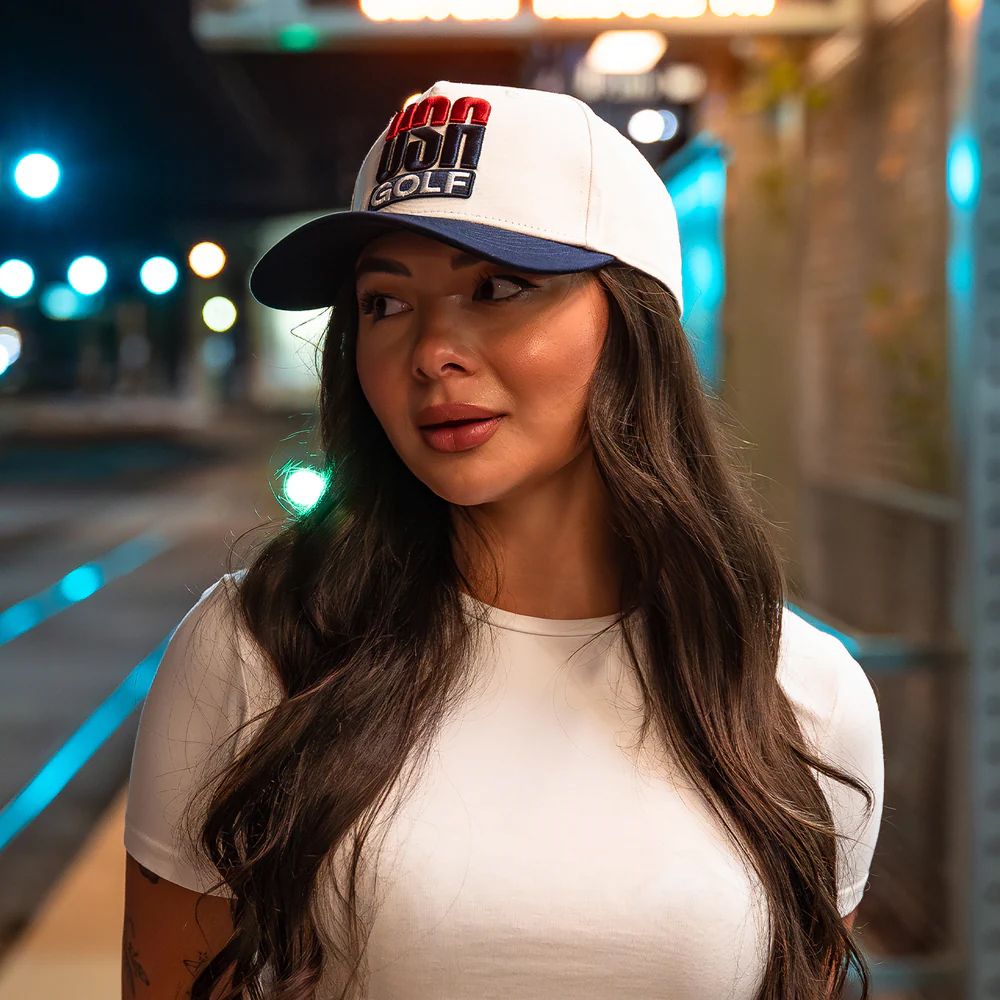 Dicey Golf USA Golf Snapback Hat product image