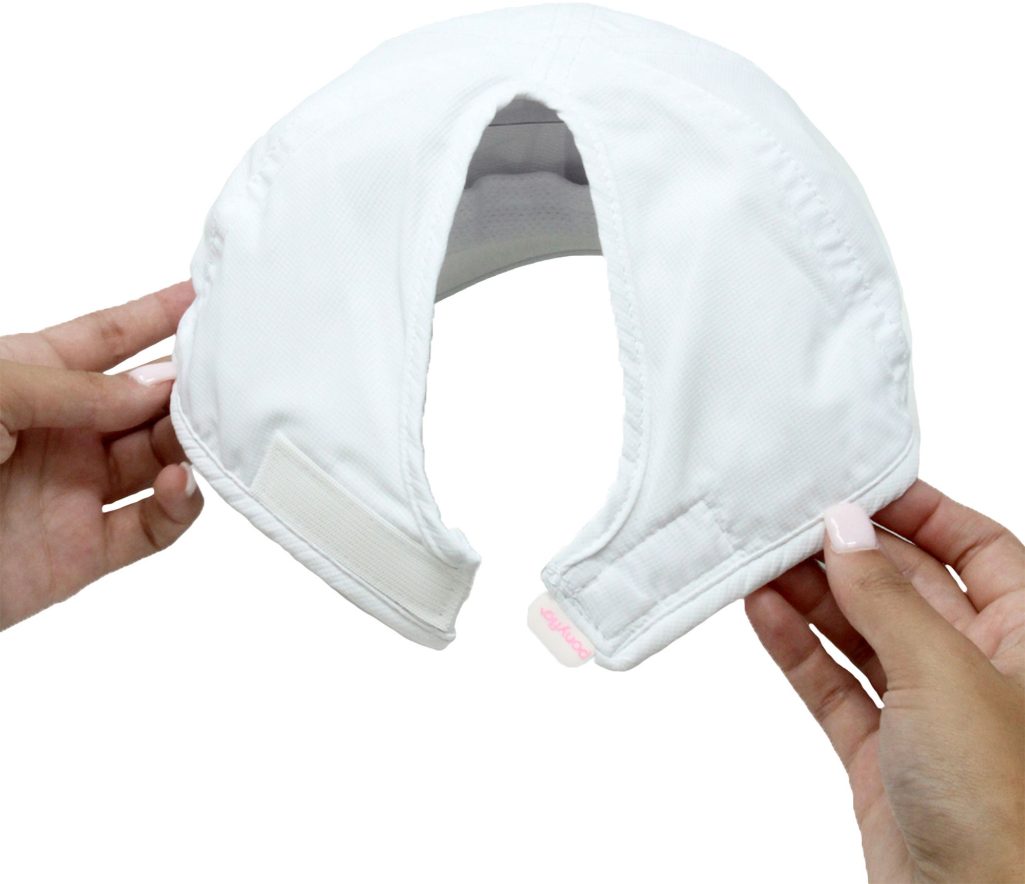 Ponyflo Women's South Carolina Gamecocks White Ponytail Active Adjustable Hat product image