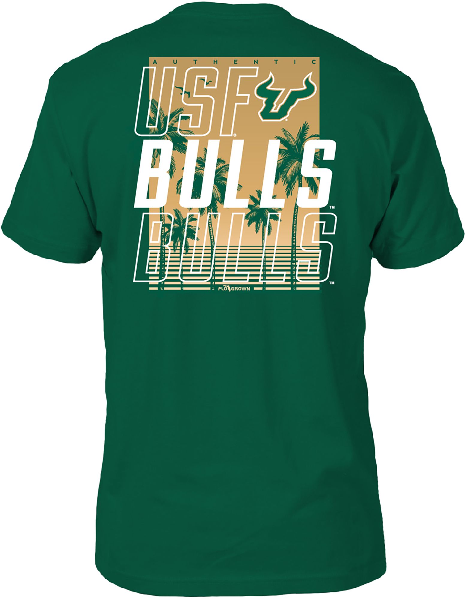 FloGrown Men's South Florida Bulls Kelly Repeat Poster Short Sleeve T-Shirt product image