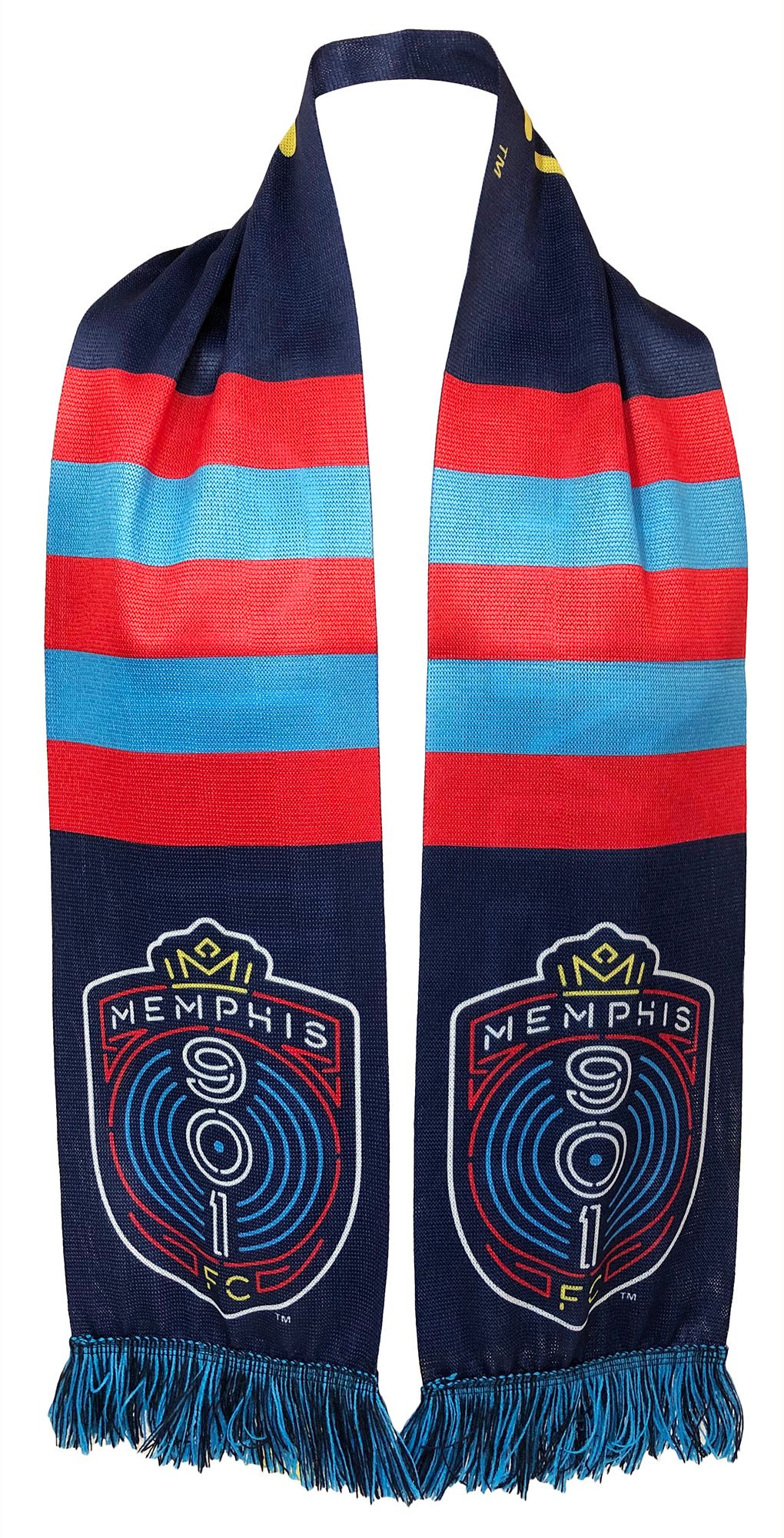 Ruffneck Scarves Memphis 901 FC Neon Sublimated Scarf