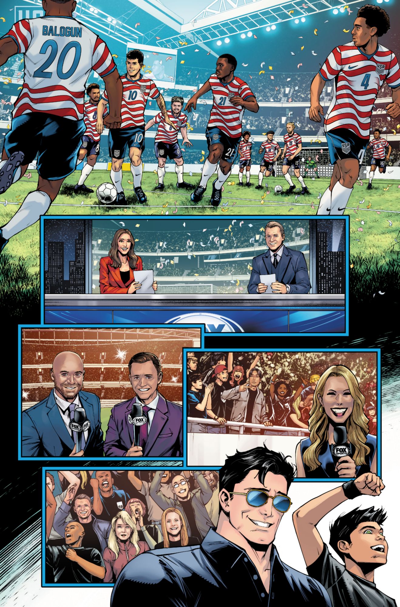 U.S. Soccer | DC Worlds Collide DC Comics Justice League: Heroes of the Pitch Graphic Novel product image