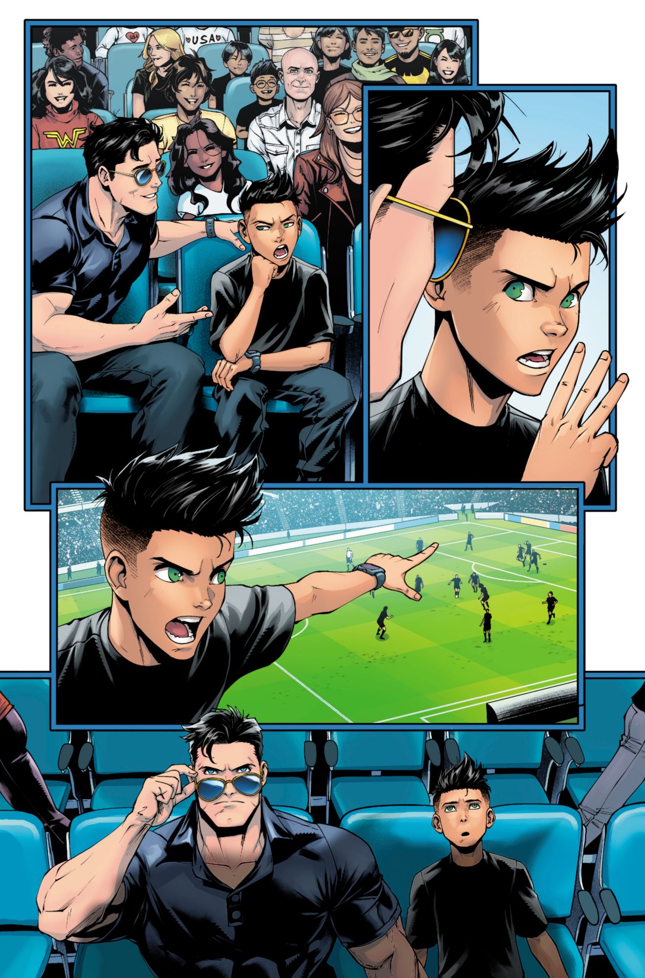 U.S. Soccer | DC Worlds Collide DC Comics Justice League: Heroes of the Pitch Graphic Novel product image