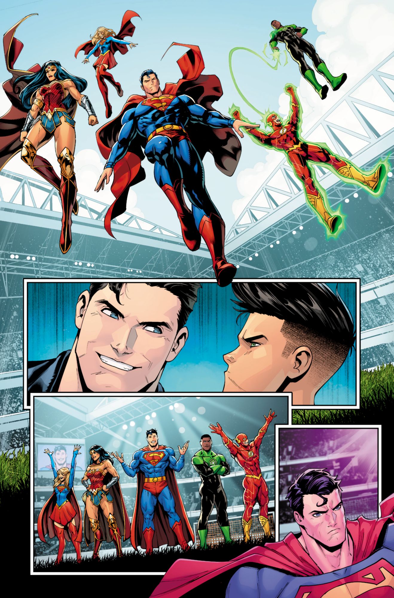 U.S. Soccer | DC Worlds Collide DC Comics Justice League: Heroes of the Pitch Graphic Novel product image
