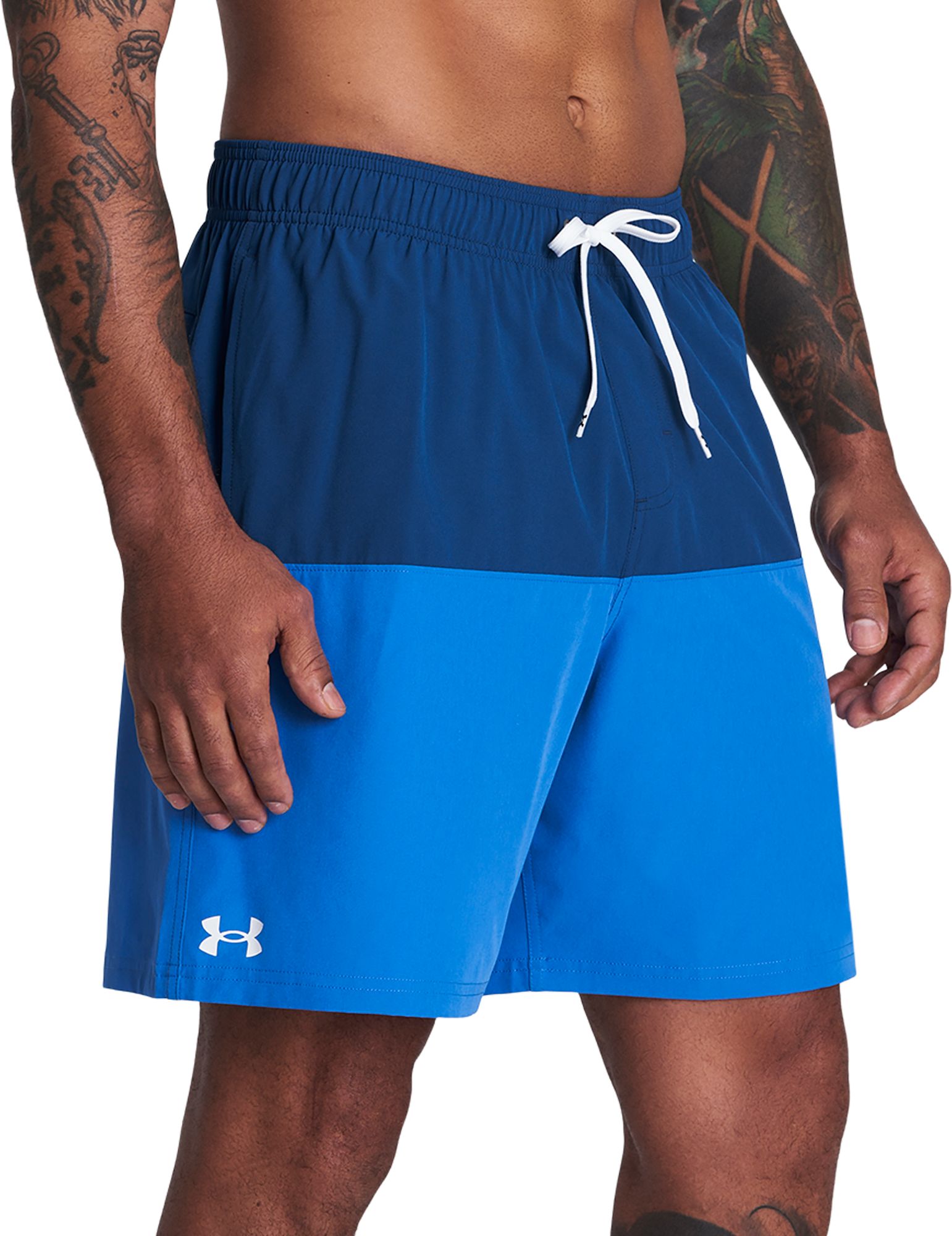 Mens under cheap armour swim trunks