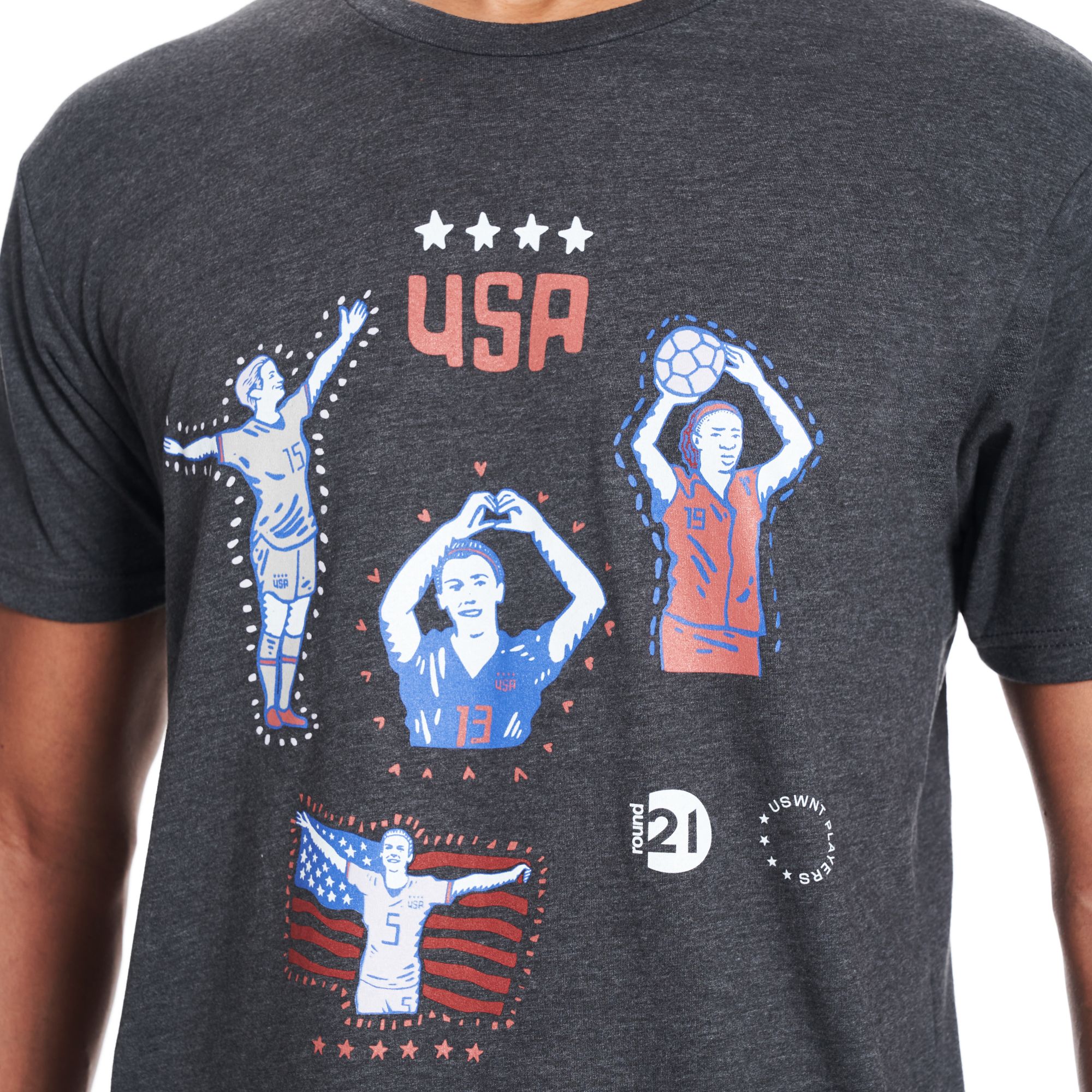 round21 USA Soccer USWNT '21 Olympics Black T-Shirt product image