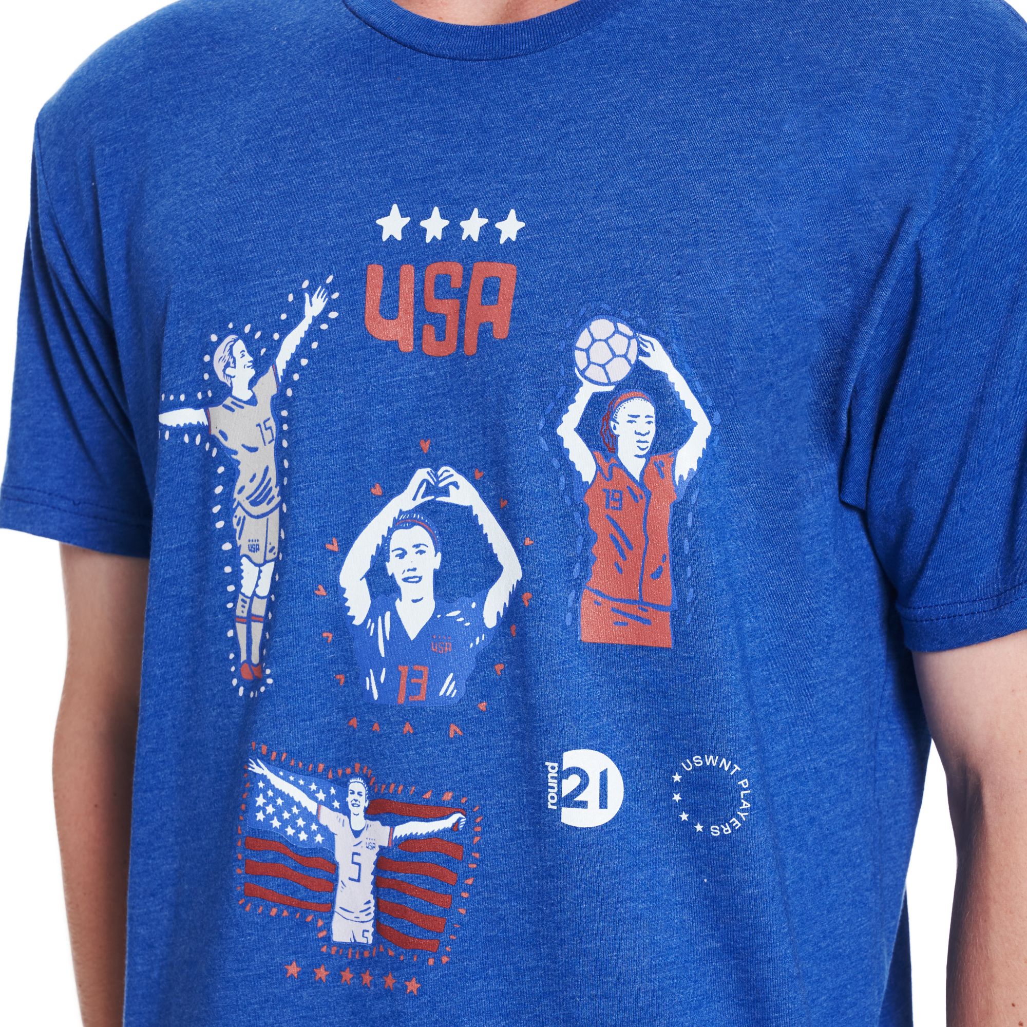 round21 USA Soccer USWNT '21 Olympics Blue T-Shirt product image