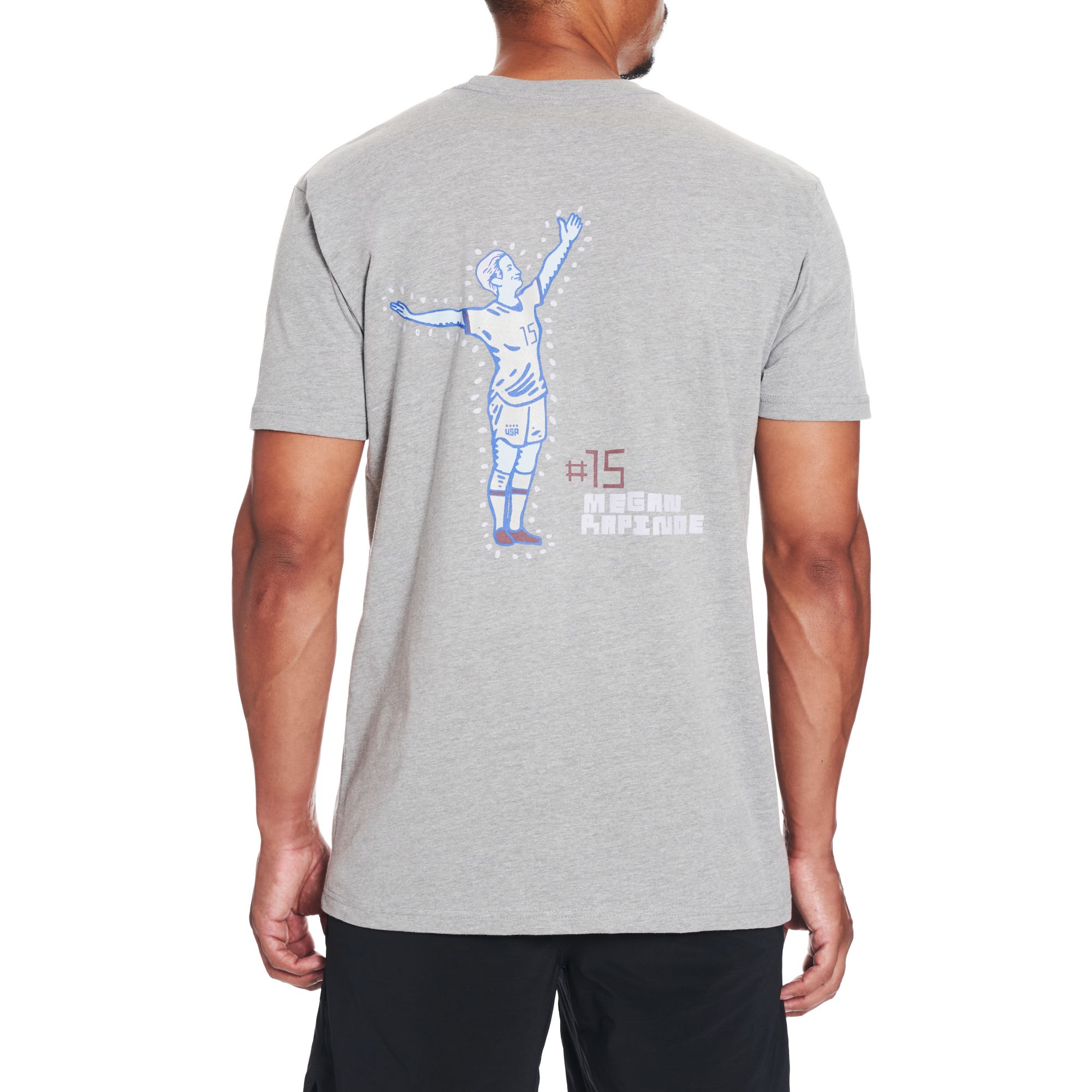 round21 USA Soccer USWNT '21 Olympics Megan Rapinoe Grey T-Shirt product image