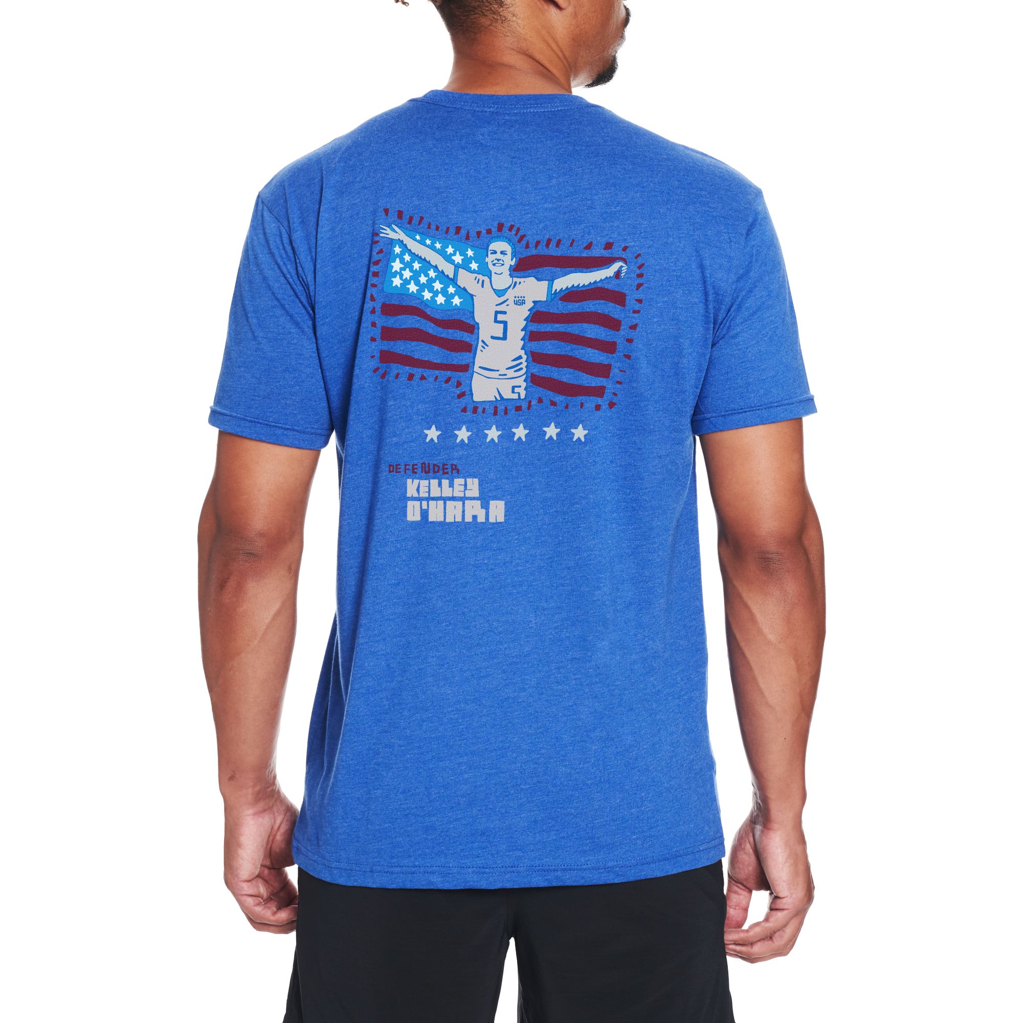 round 21 USA Soccer USWNT '21 Olympics Kelley O'Hara Blue T-Shirt product image