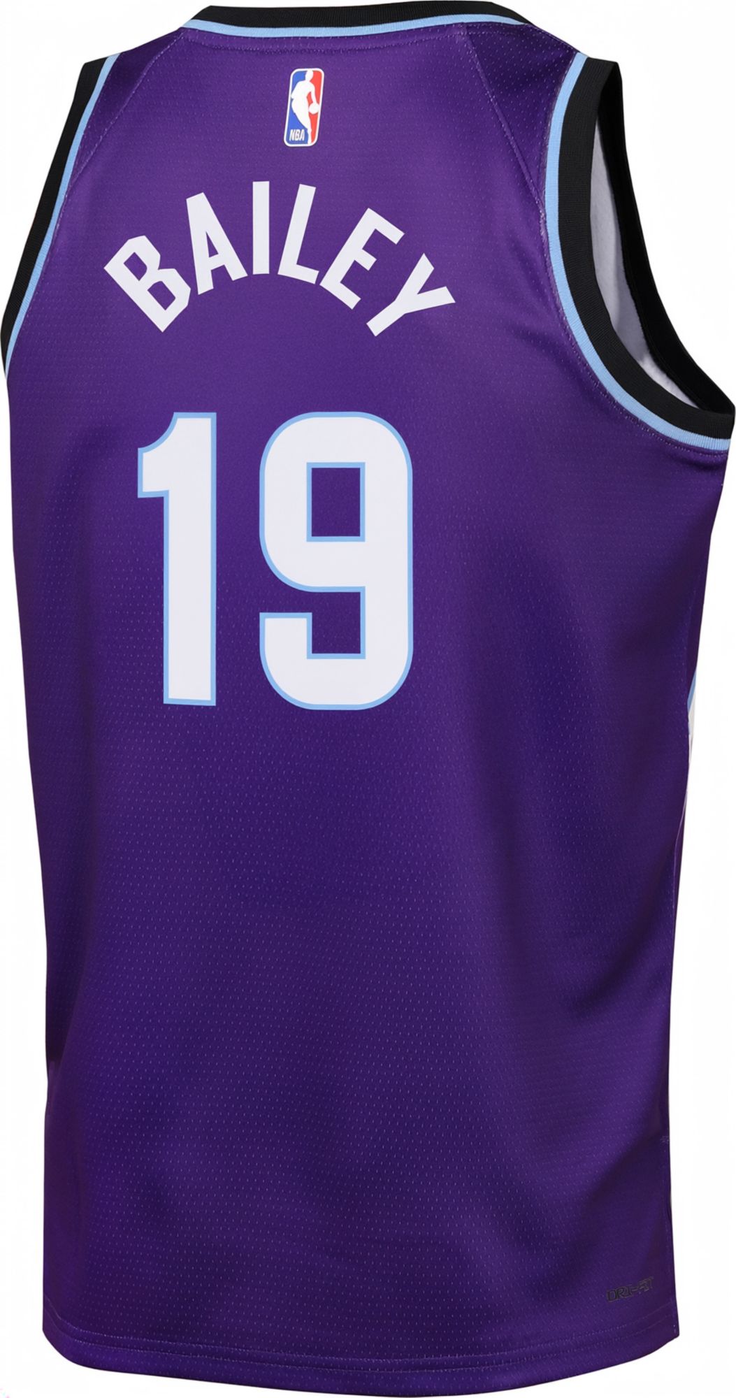 Nike Youth Utah Jazz Ace Bailey #19 Purple Swingman Icon Jersey product image