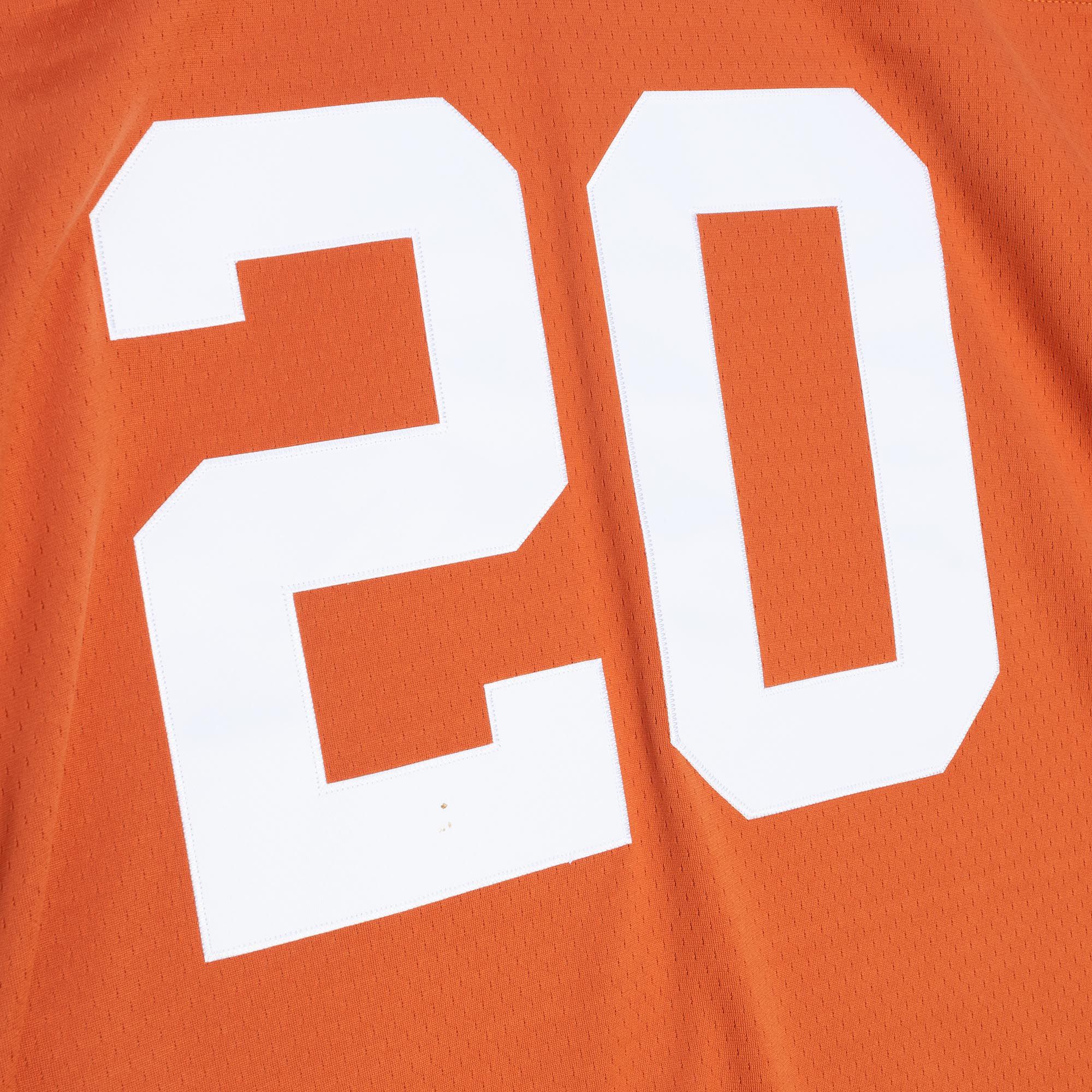 Mitchell & Ness Men's Texas Longhorns Earl Campbell #20 1977 Burnt Orange Replica Jersey product image