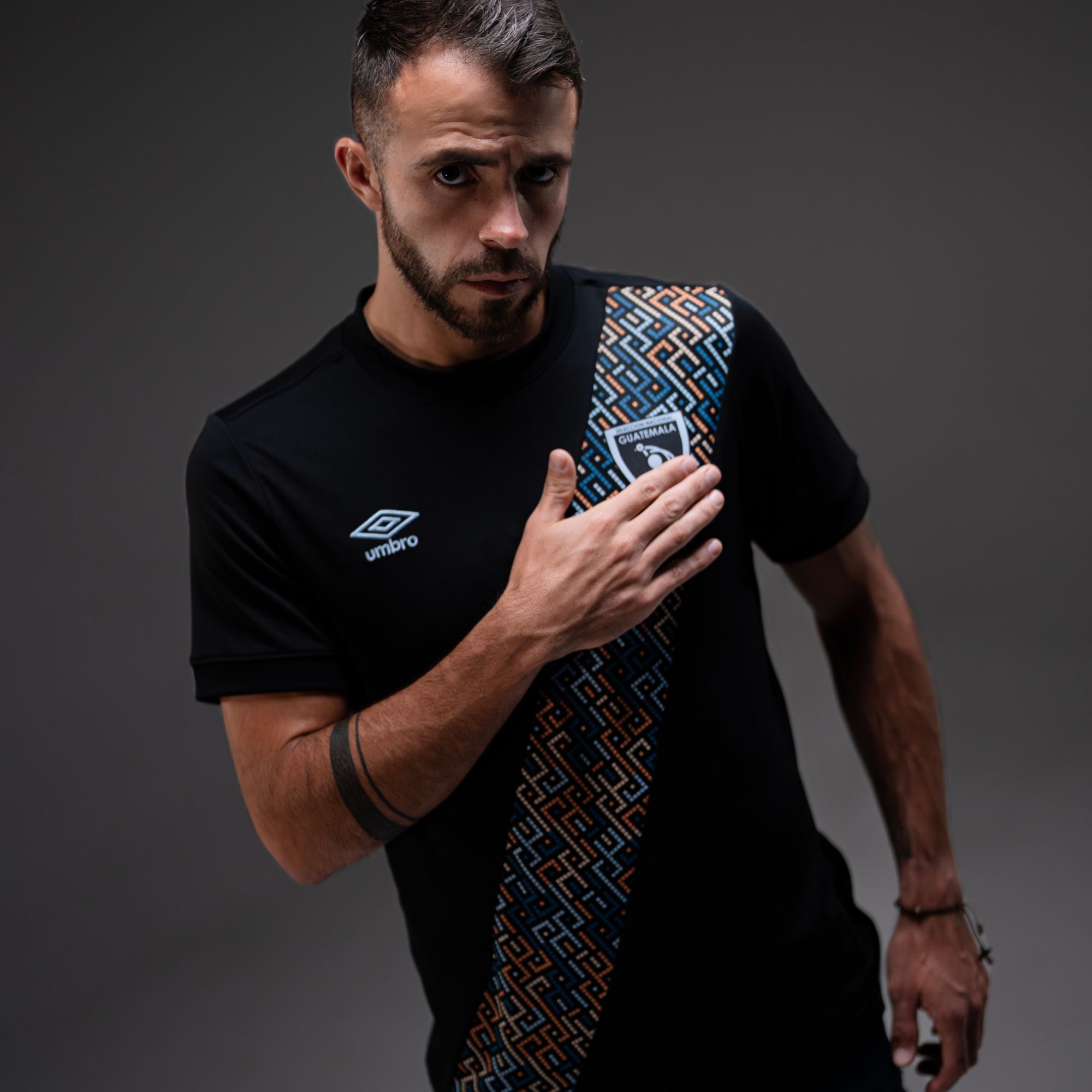 Umbro Adult Guatemala 2025 Black 3rd Replica Jersey product image