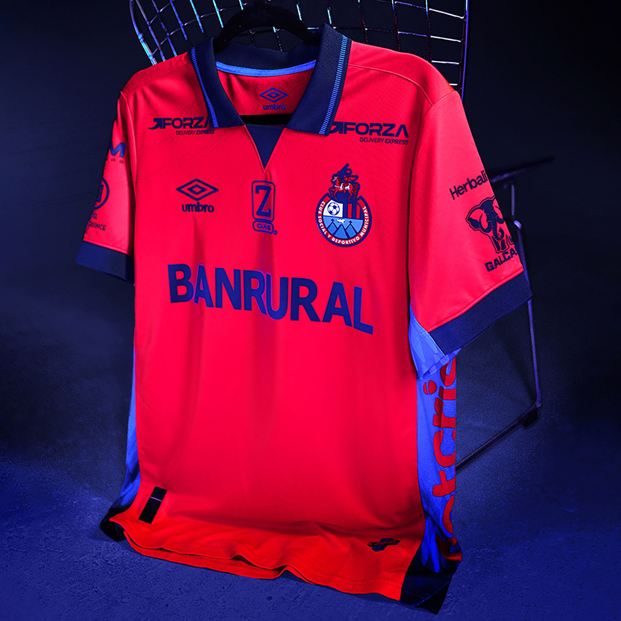 Umbro Men's 2025 CSD Municipal Red Home Replica Soccer Jersey product image