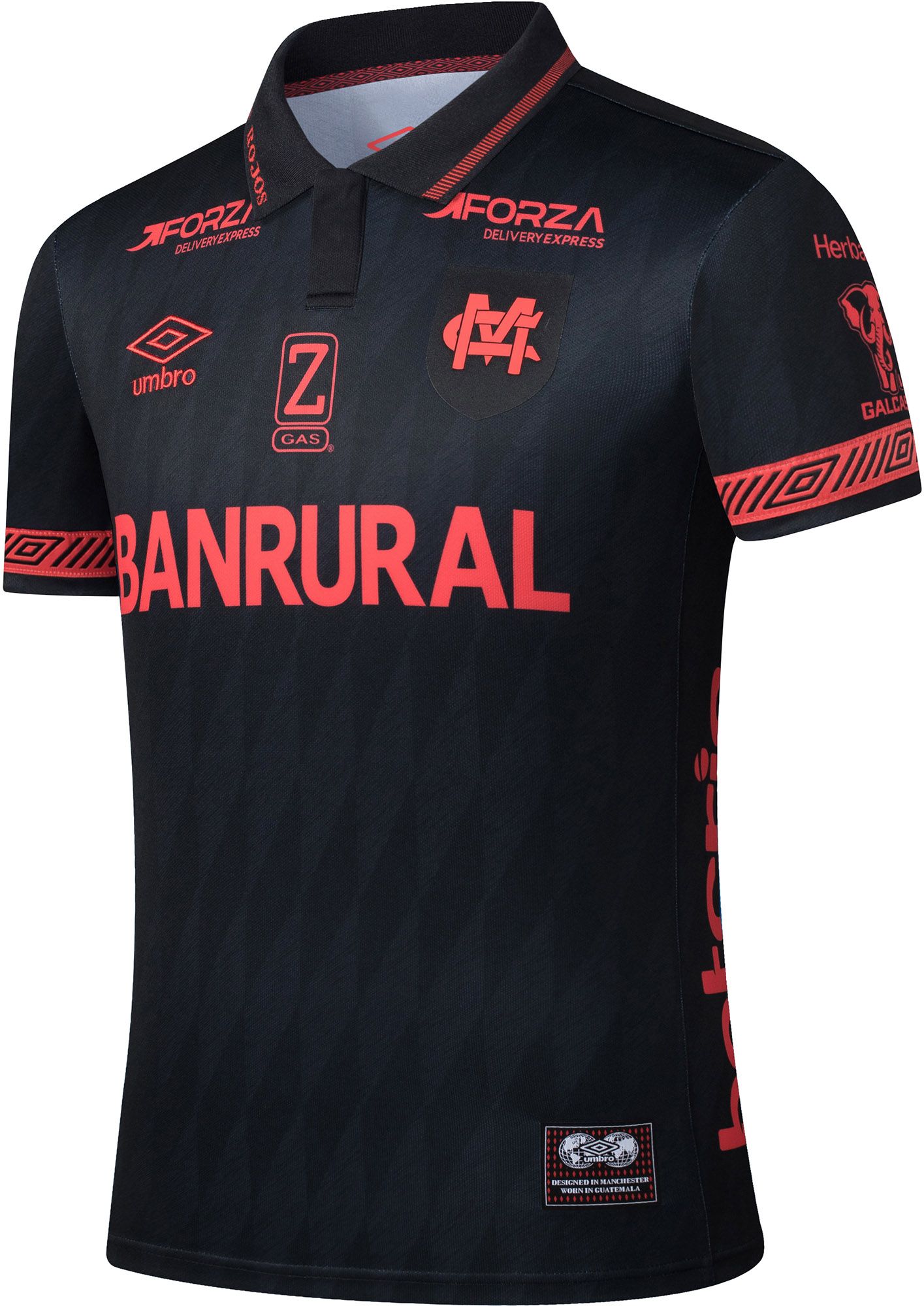 Umbro Men's 2025 CSD Municipal Black Third Replica Soccer Jersey product image
