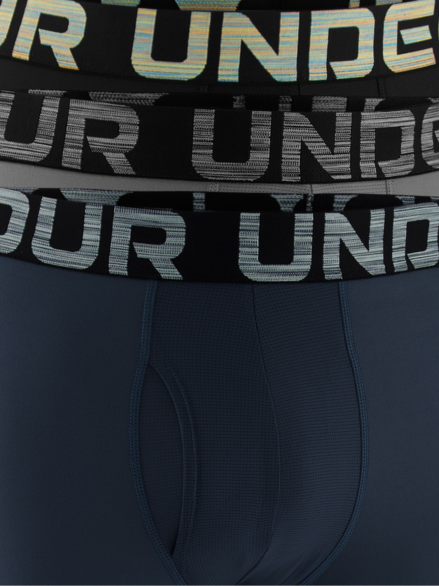 Under Armour Men's Performance Tech Printed Logo 6” Boxer Briefs – 3 Pack product image