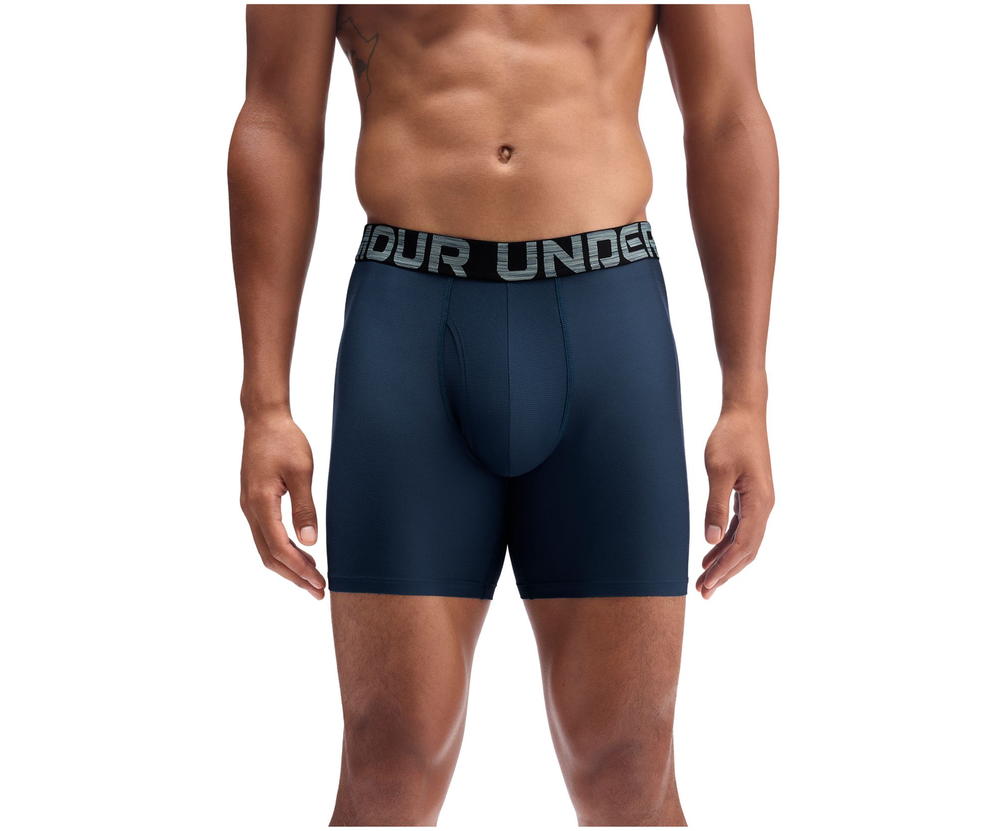 Under Armour Men's Performance Tech Printed Logo 6” Boxer Briefs – 3 Pack product image