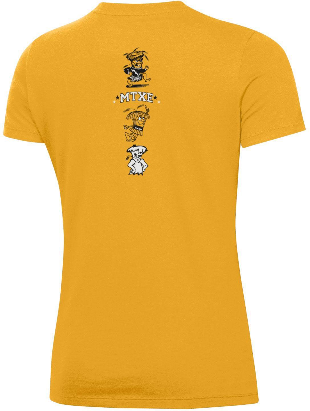 Under Armour Women's Wichita State Shockers Yellow Pennant T-Shirt