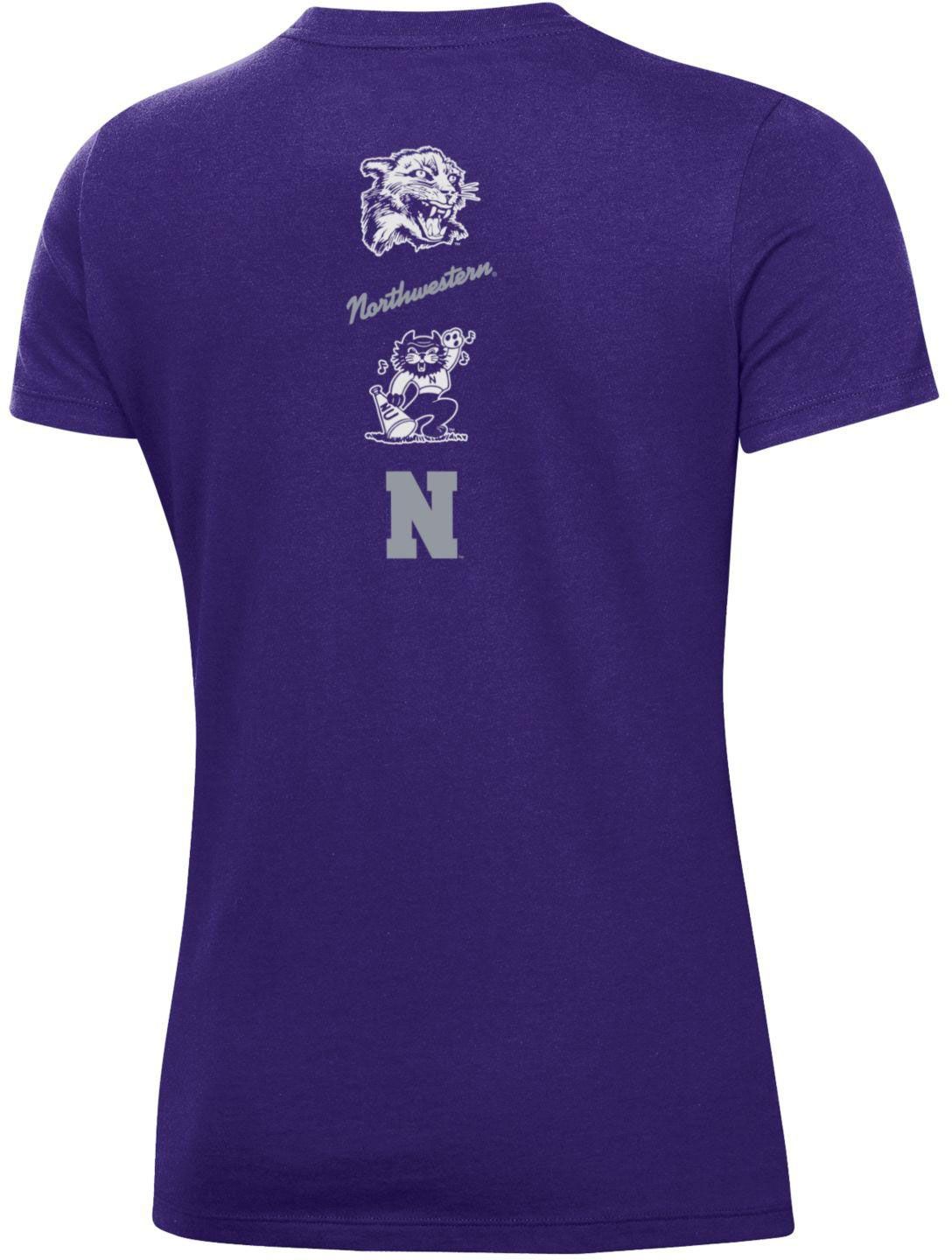 Under Armour Women's Northwestern Wildcats Purple Pennant T-Shirt product image