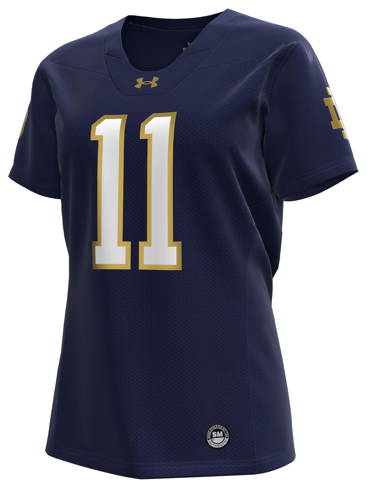 Under Armour Women's Notre Dame Fighting Irish Navy Replica Football Jersey product image