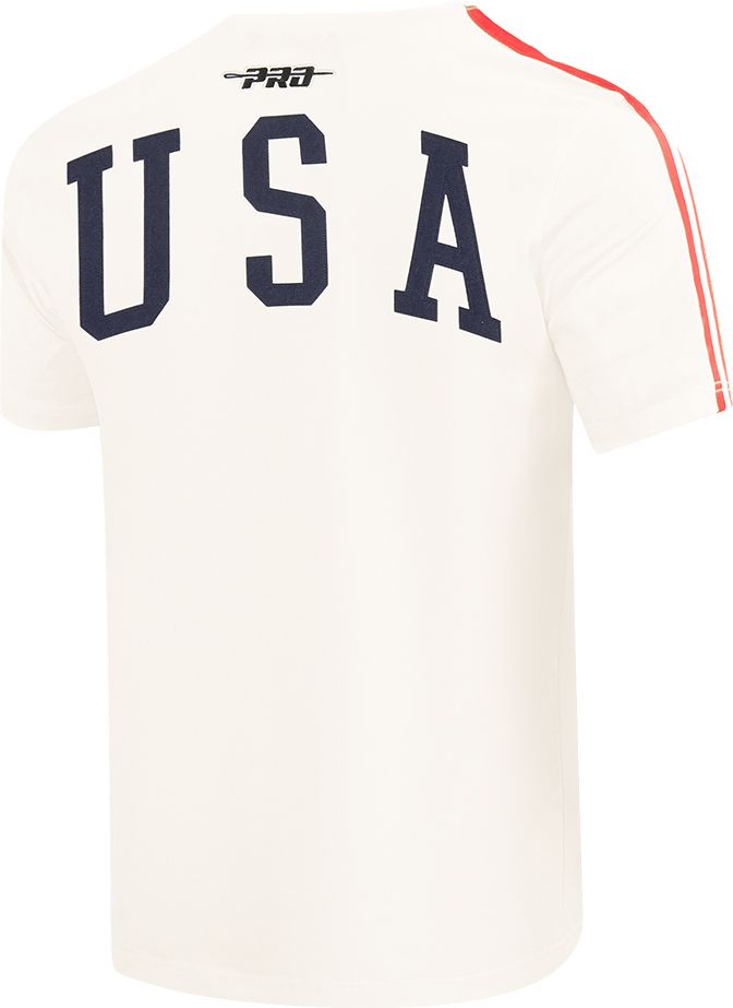 Pro Standard Adult USMNT Off White Chenille Tape T-Shirt product image