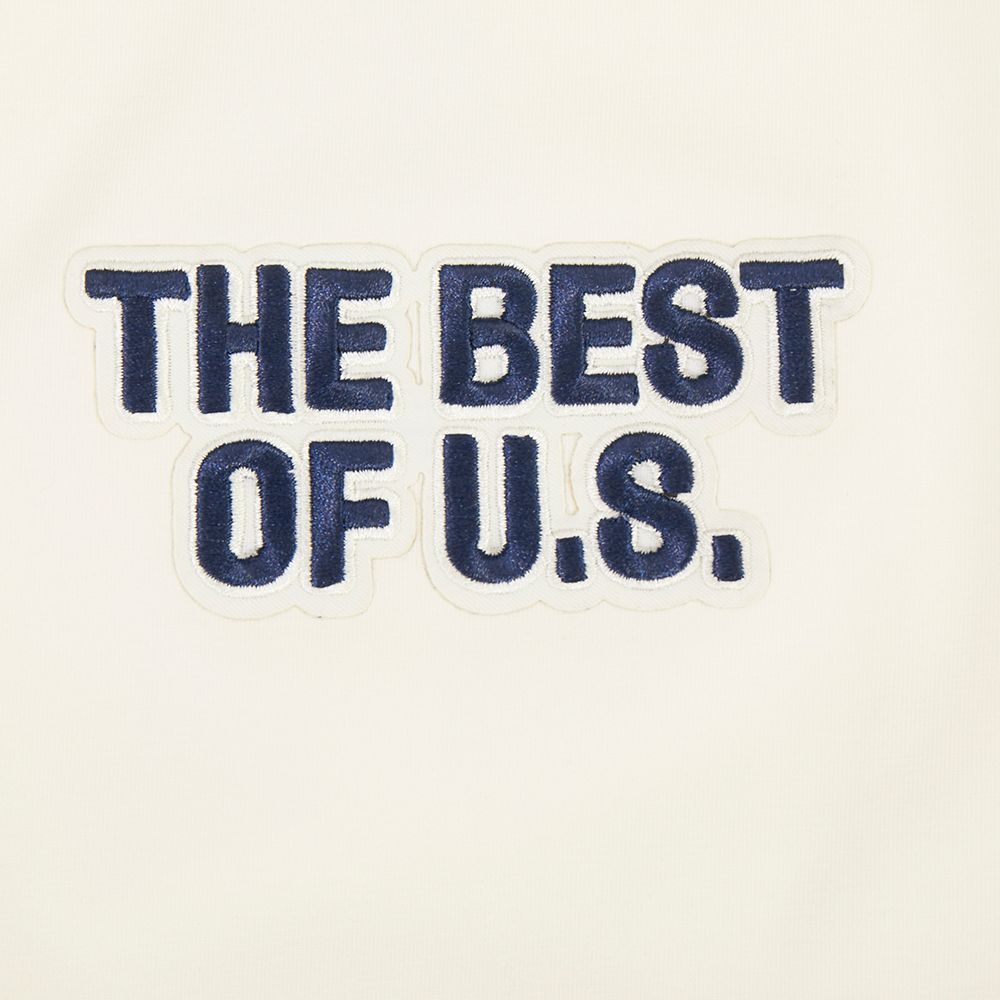 Pro Standard Adult USMNT Off White Chenille Tape T-Shirt product image