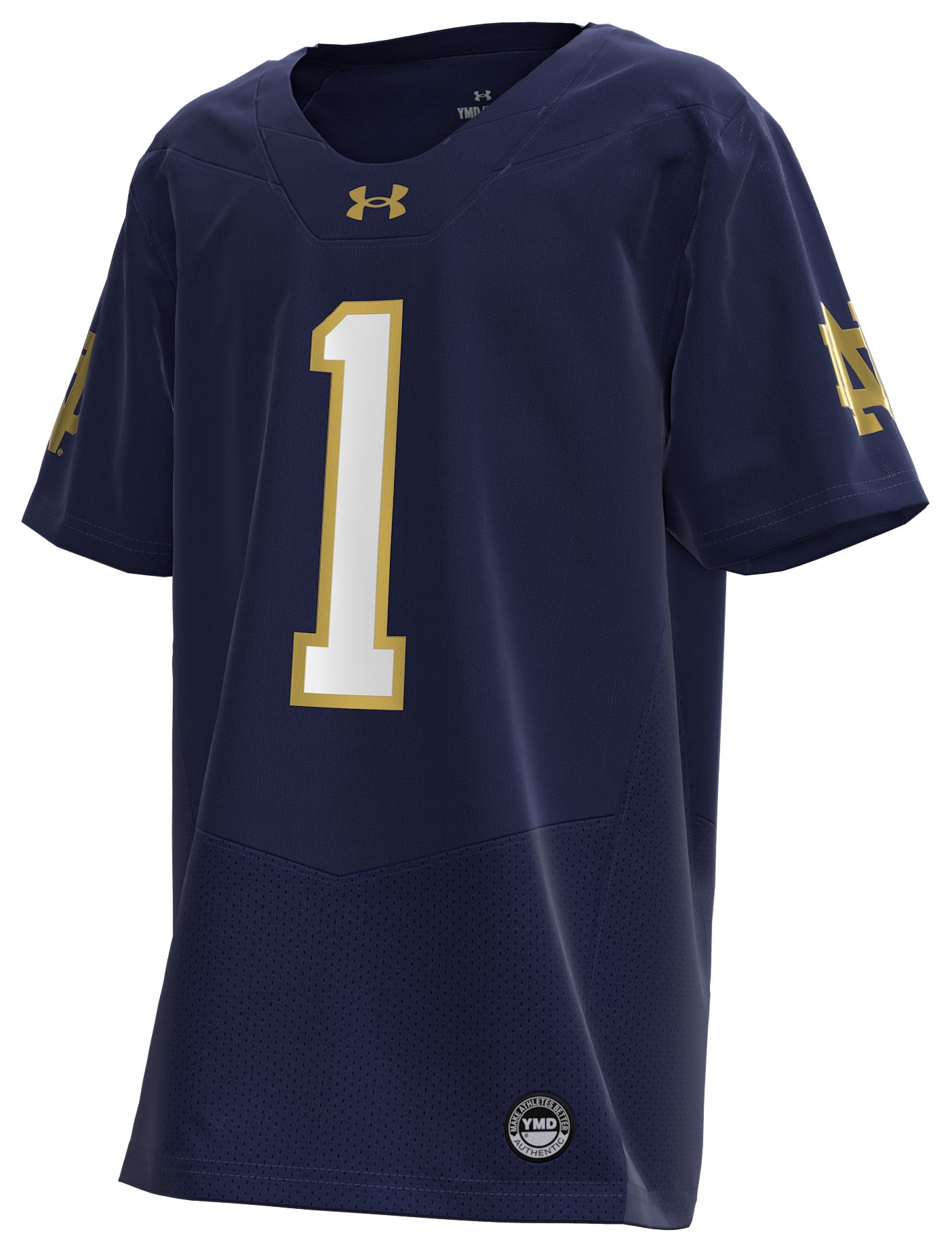Under Armour Youth Notre Dame Fighting Irish Navy Replica Football Jersey product image