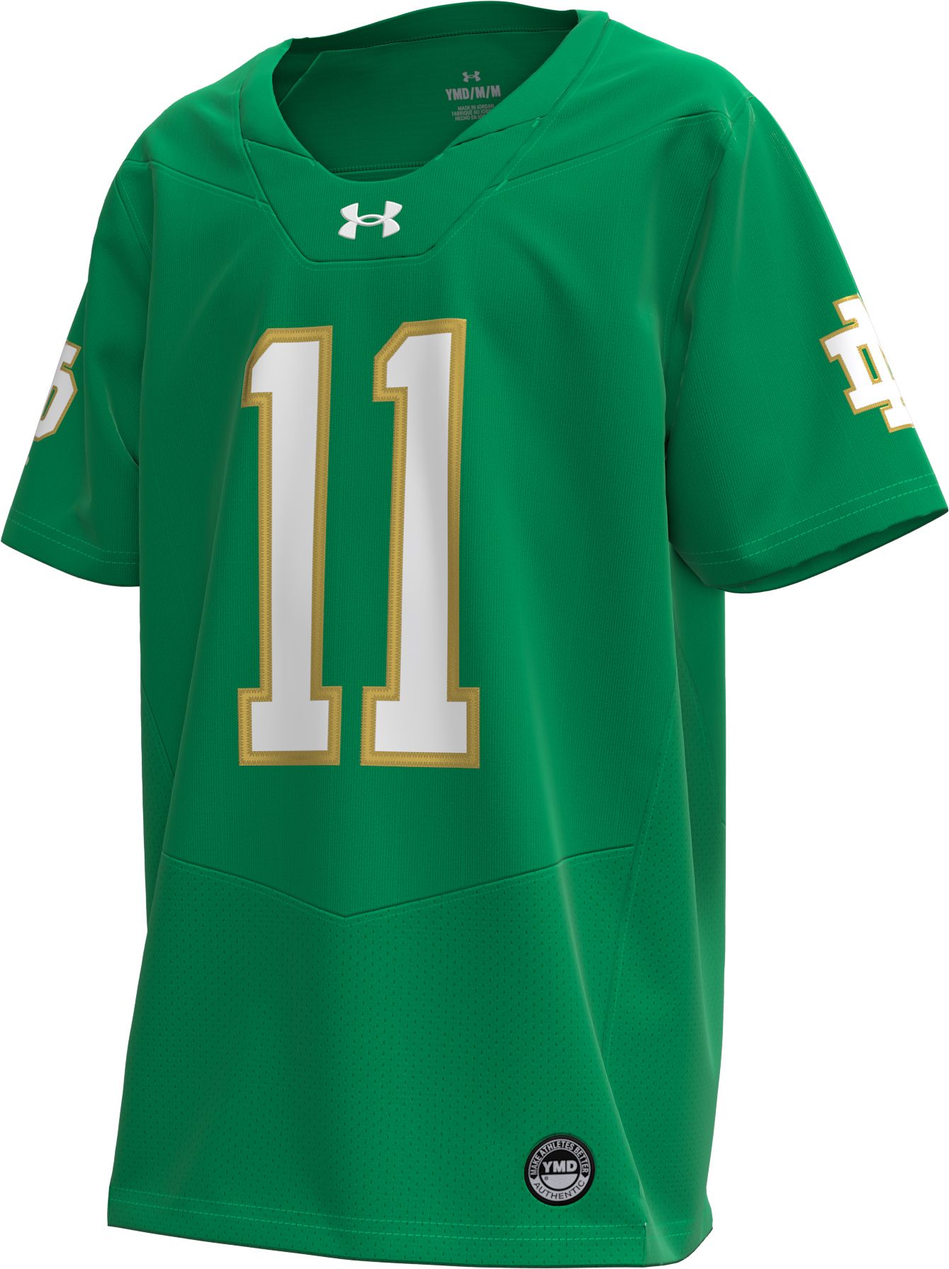 Under Armour Youth Notre Dame Fighting Irish Green Twill Replica Football Jersey product image