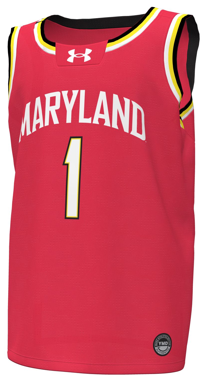 Under Armour Youth Maryland Terrapins Red Replica Basketball Jersey