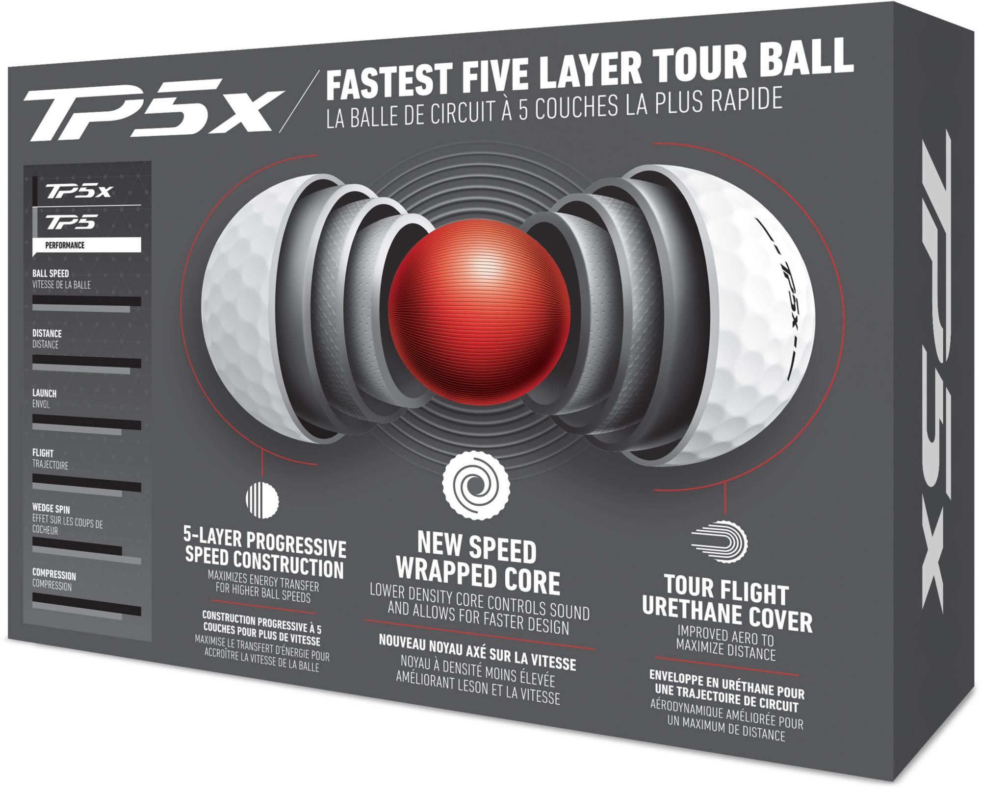 TaylorMade 2024 TP5x MySymbol Palm Tree Golf Balls product image