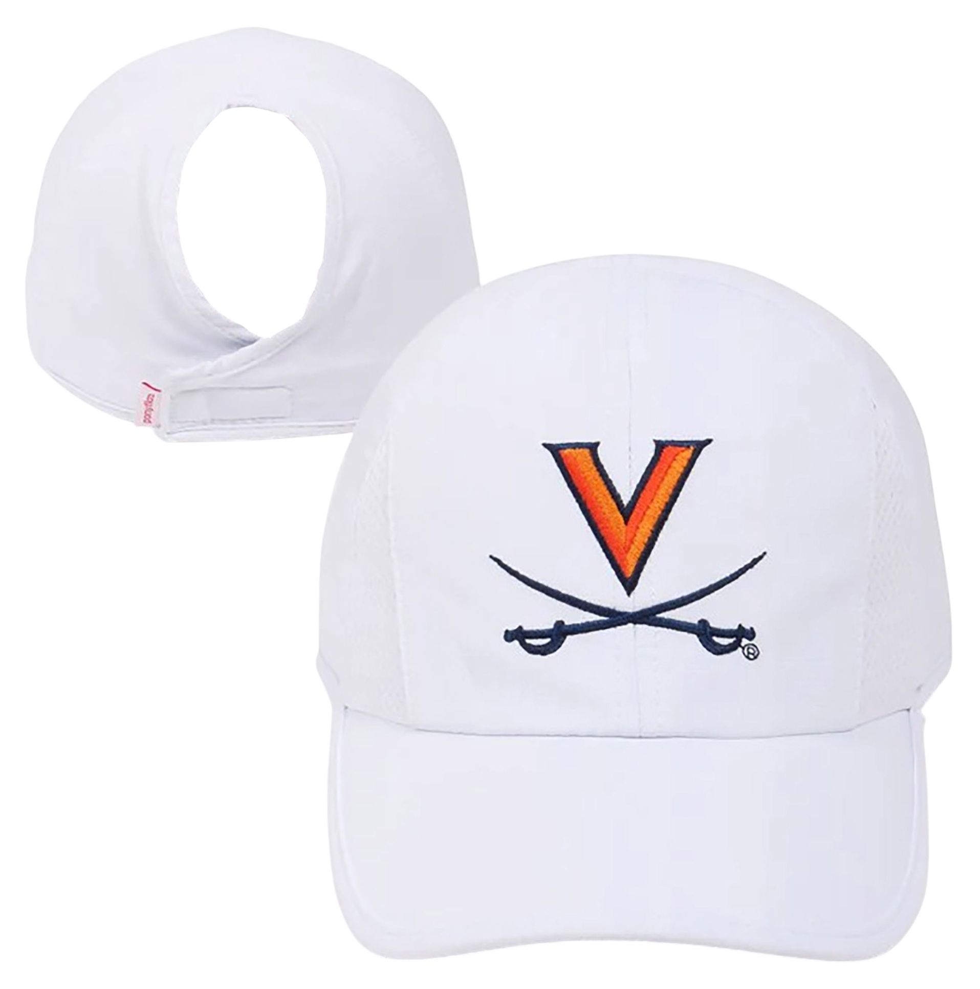 Ponyflo Women's Virginia Cavaliers White Gameday Adjustable Hat product image