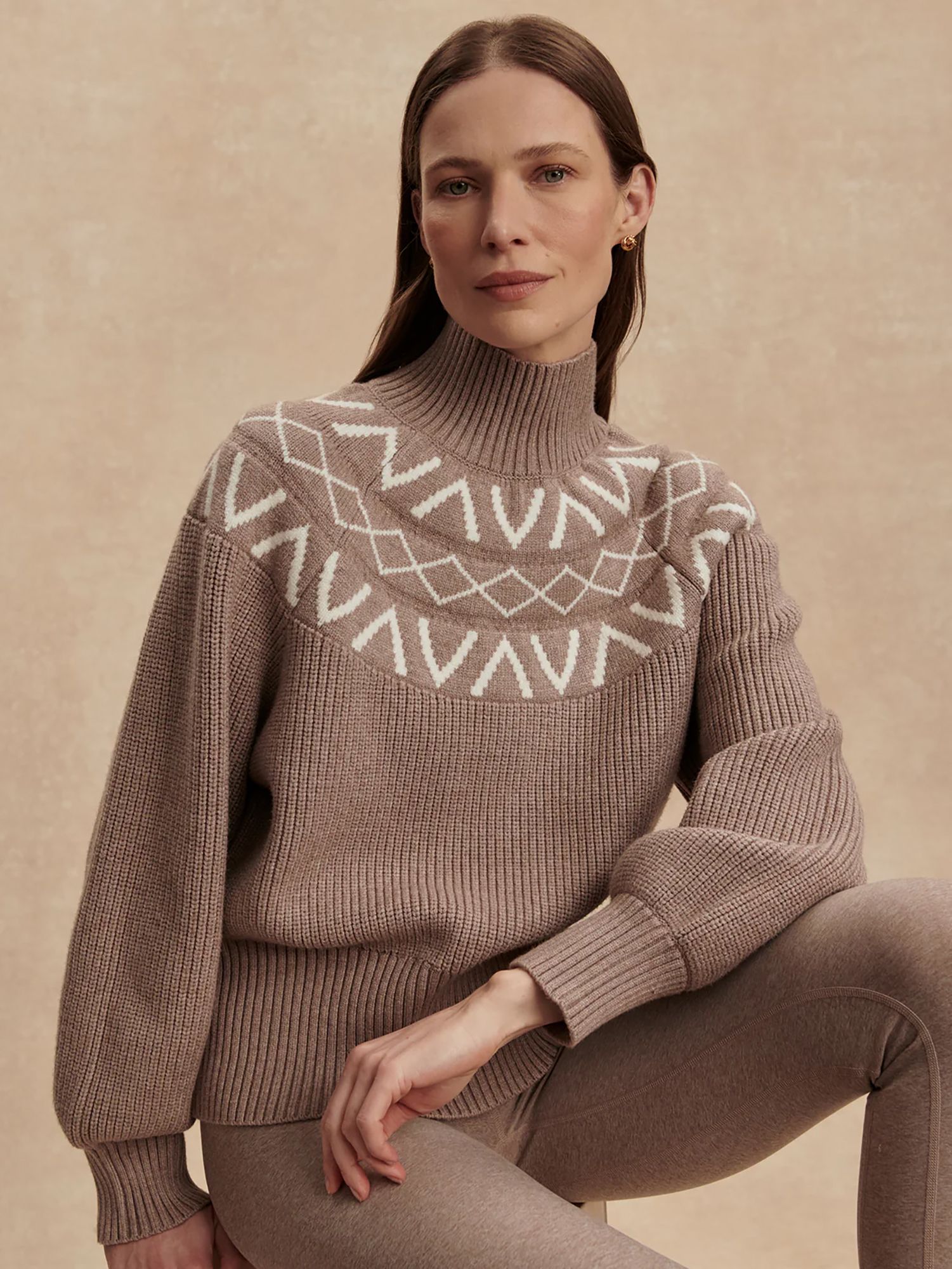 Varley Women's Marcie Fairisle Yoke Knit Sweater product image