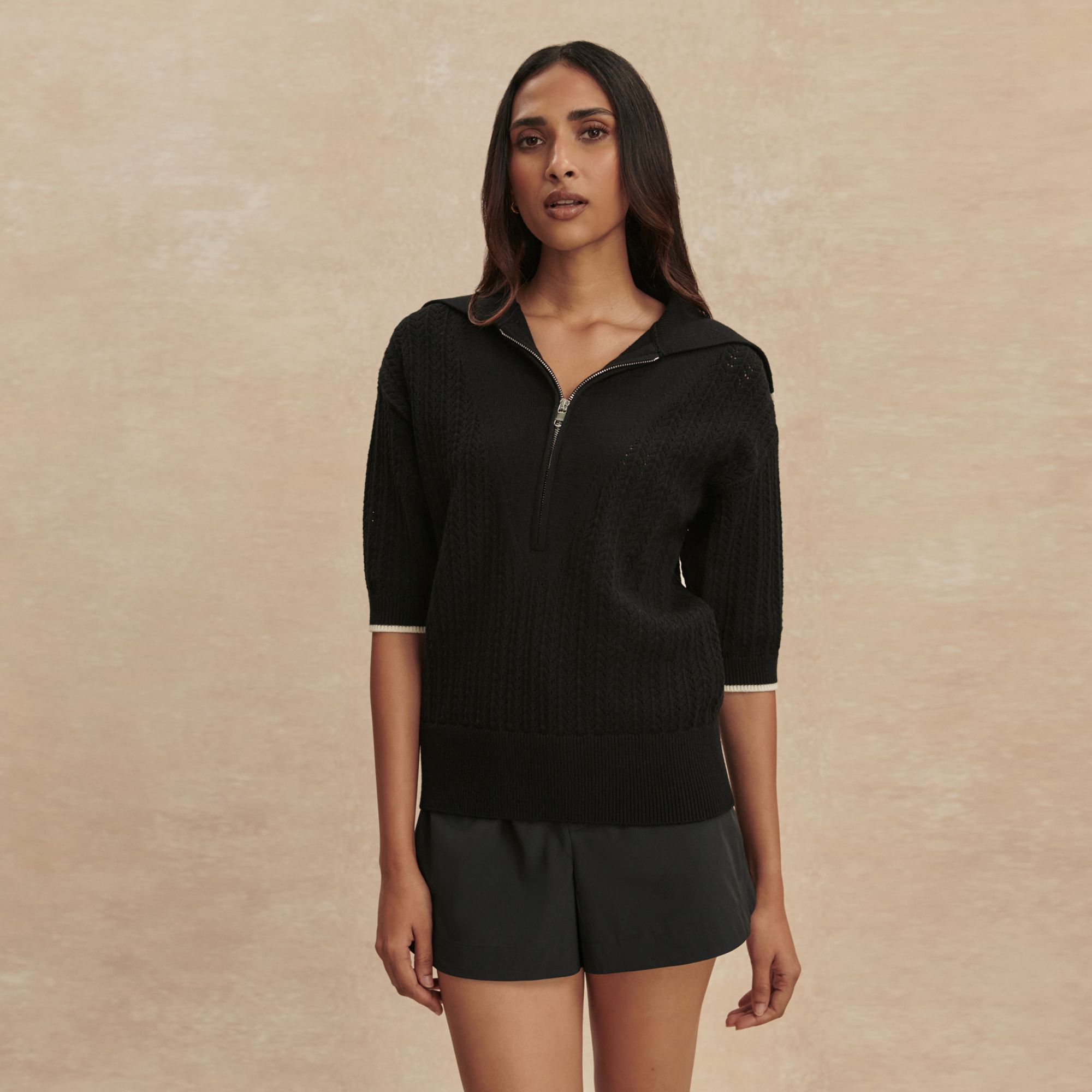 Varley Women's Arney 1/2-Zip Knit Polo product image