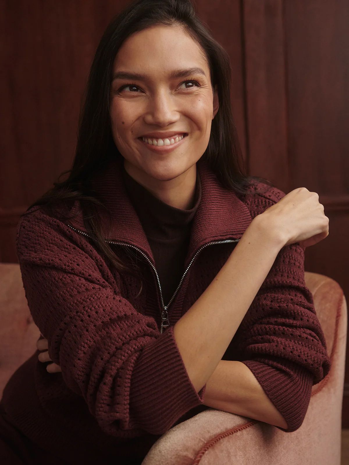 Varley Women's Darla 1/2-Zip Knit Sweater product image