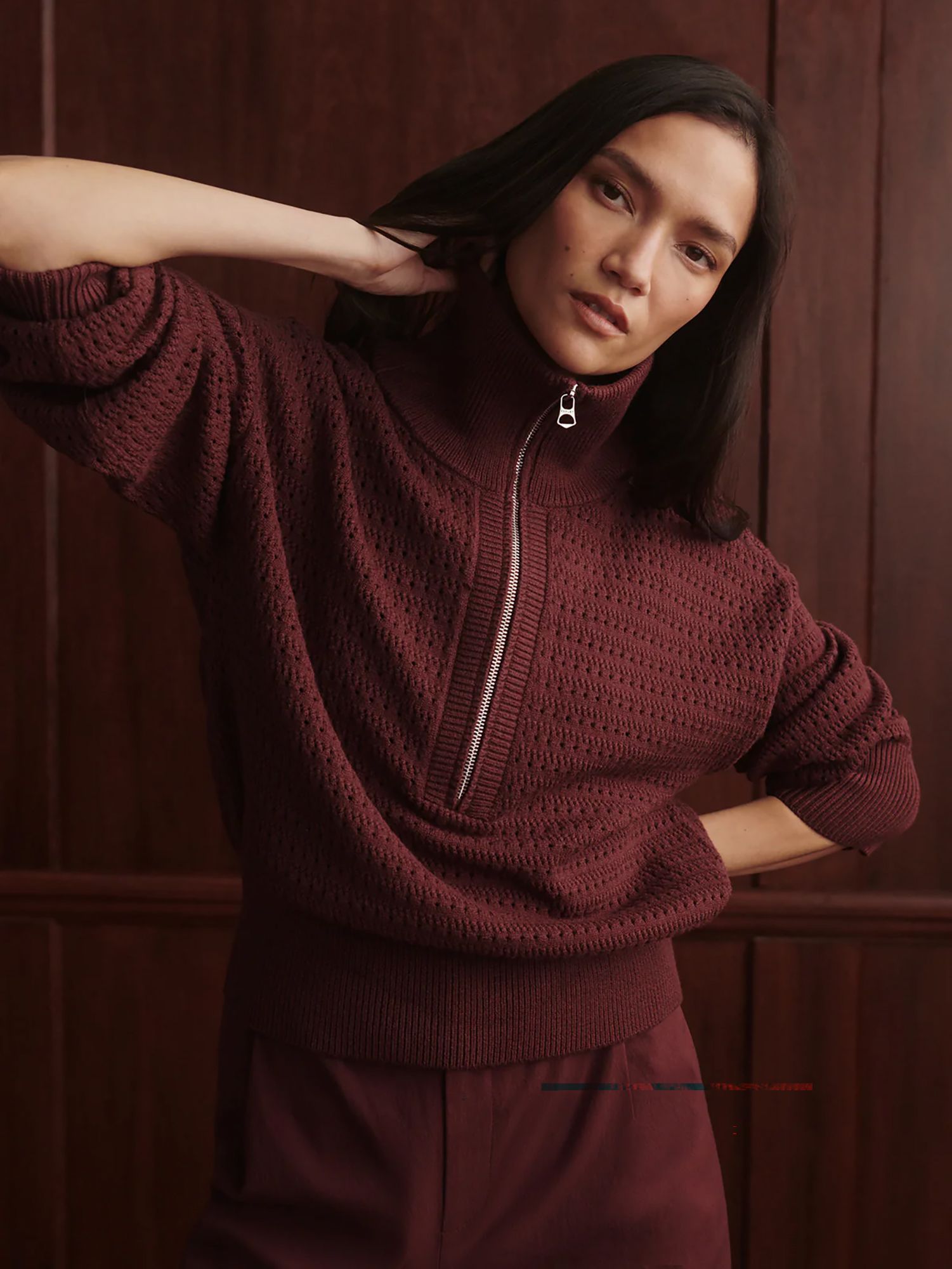 Varley Women's Darla 1/2-Zip Knit Sweater product image