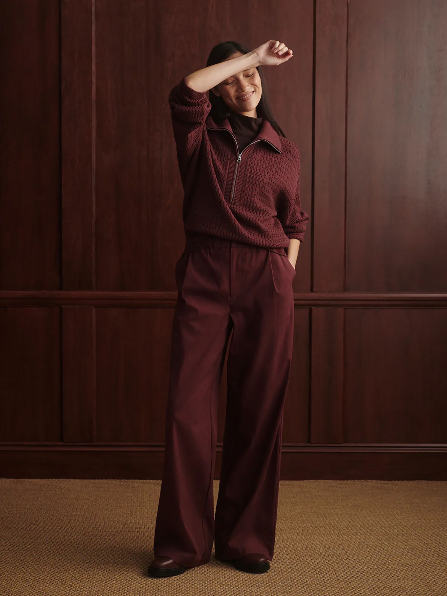 Varley Women's Darla 1/2-Zip Knit Sweater product image