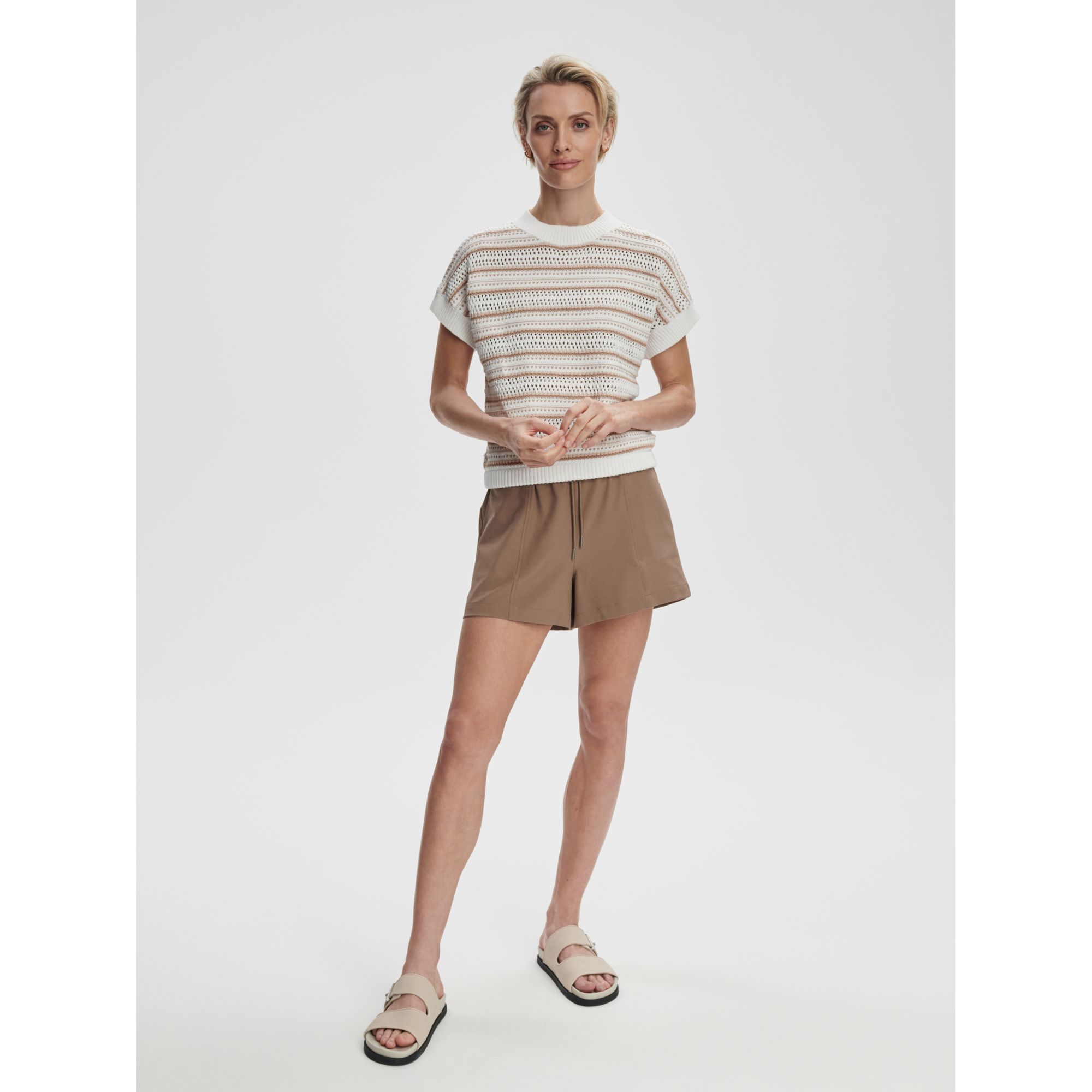 Varley Women's Ciara Stripe Knit Top product image