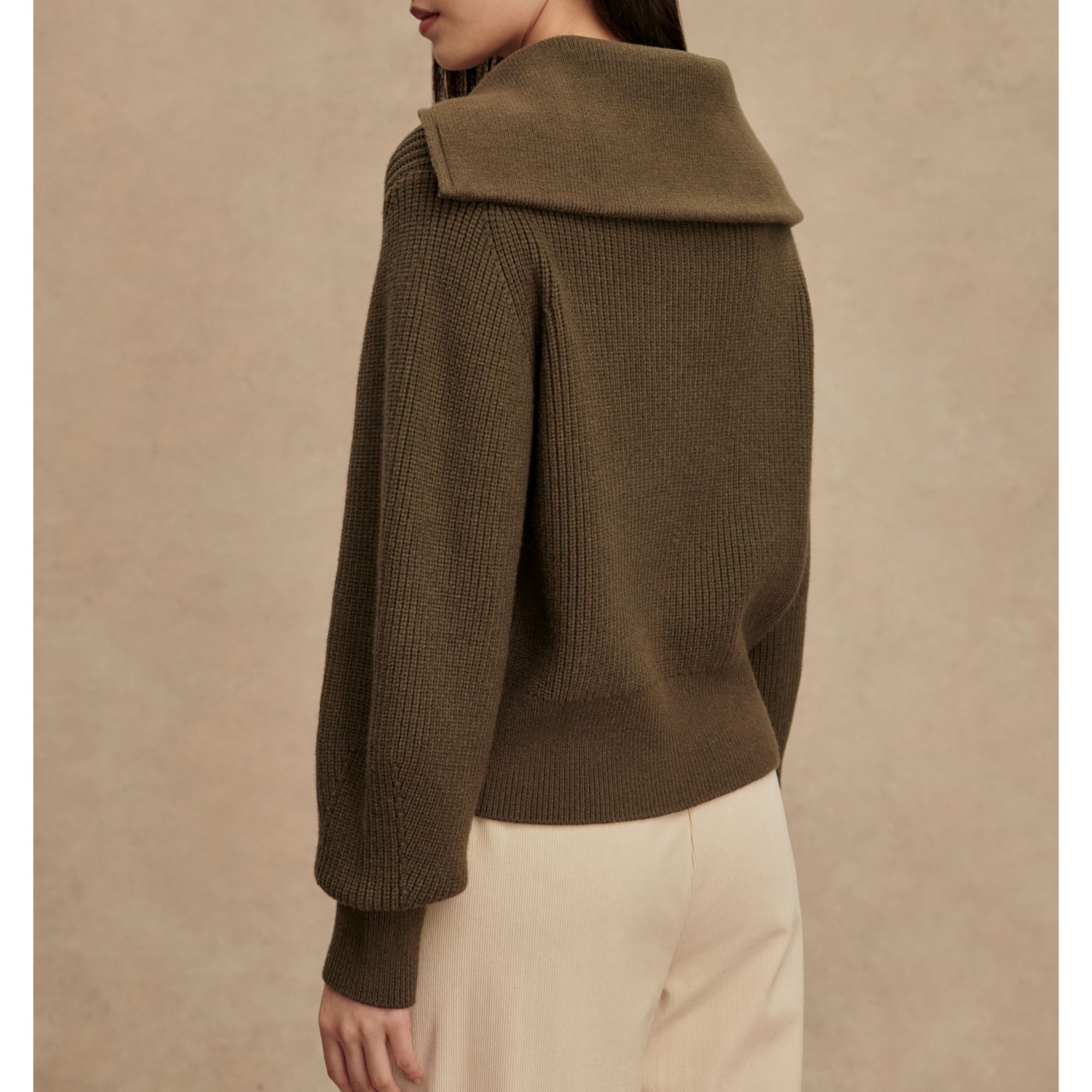 Varley Womens Maura 1/2-Zip Rib Knit product image