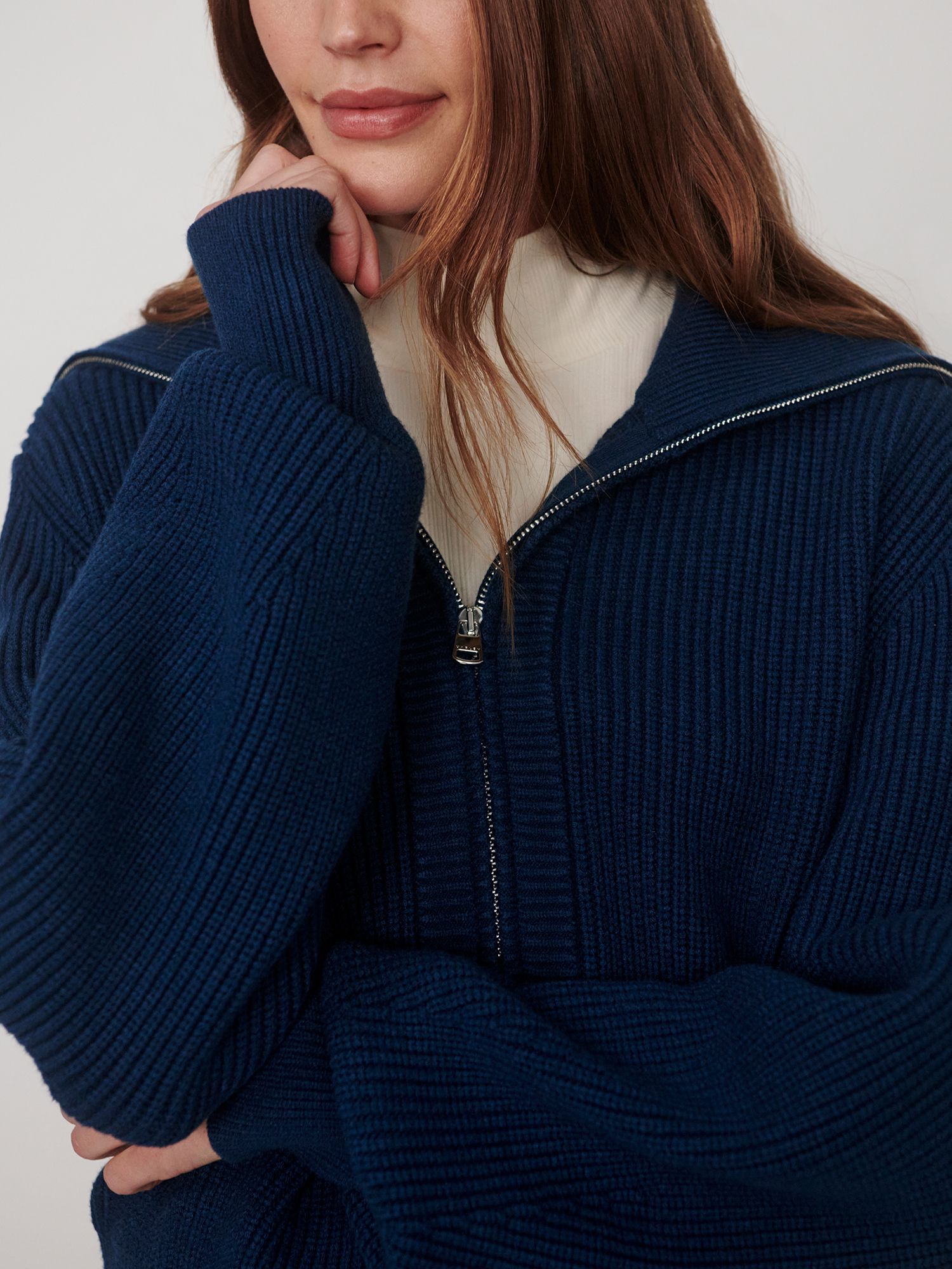 Varley Womens Maura 1/2-Zip Rib Knit product image