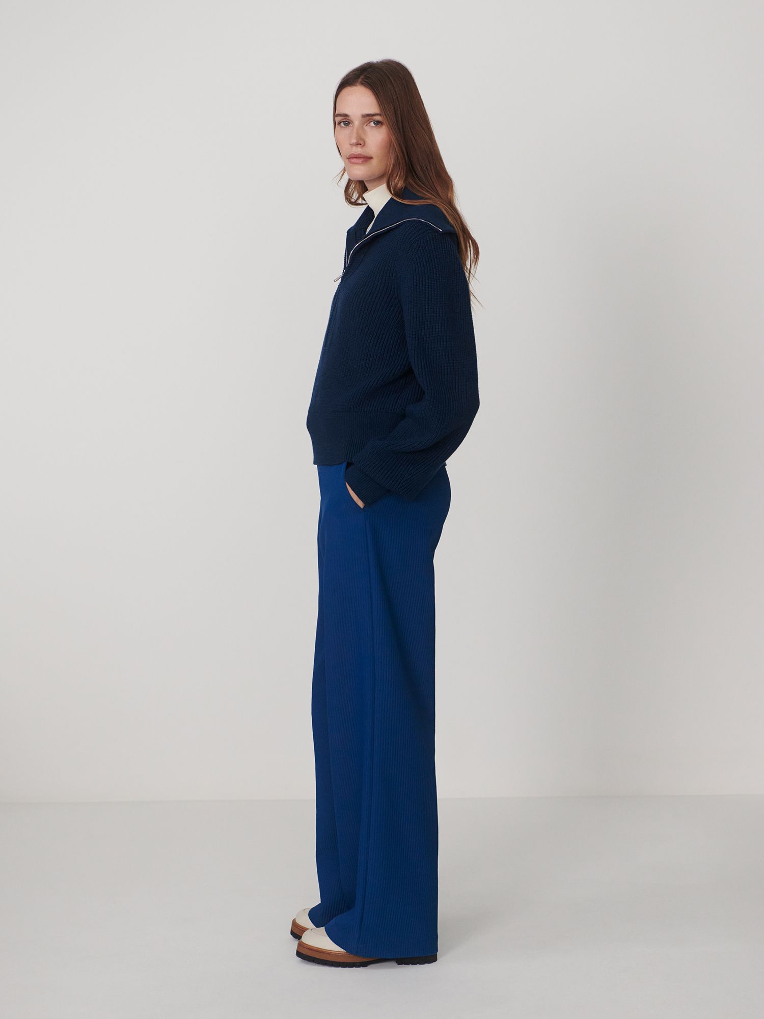 Varley Womens Maura 1/2-Zip Rib Knit product image