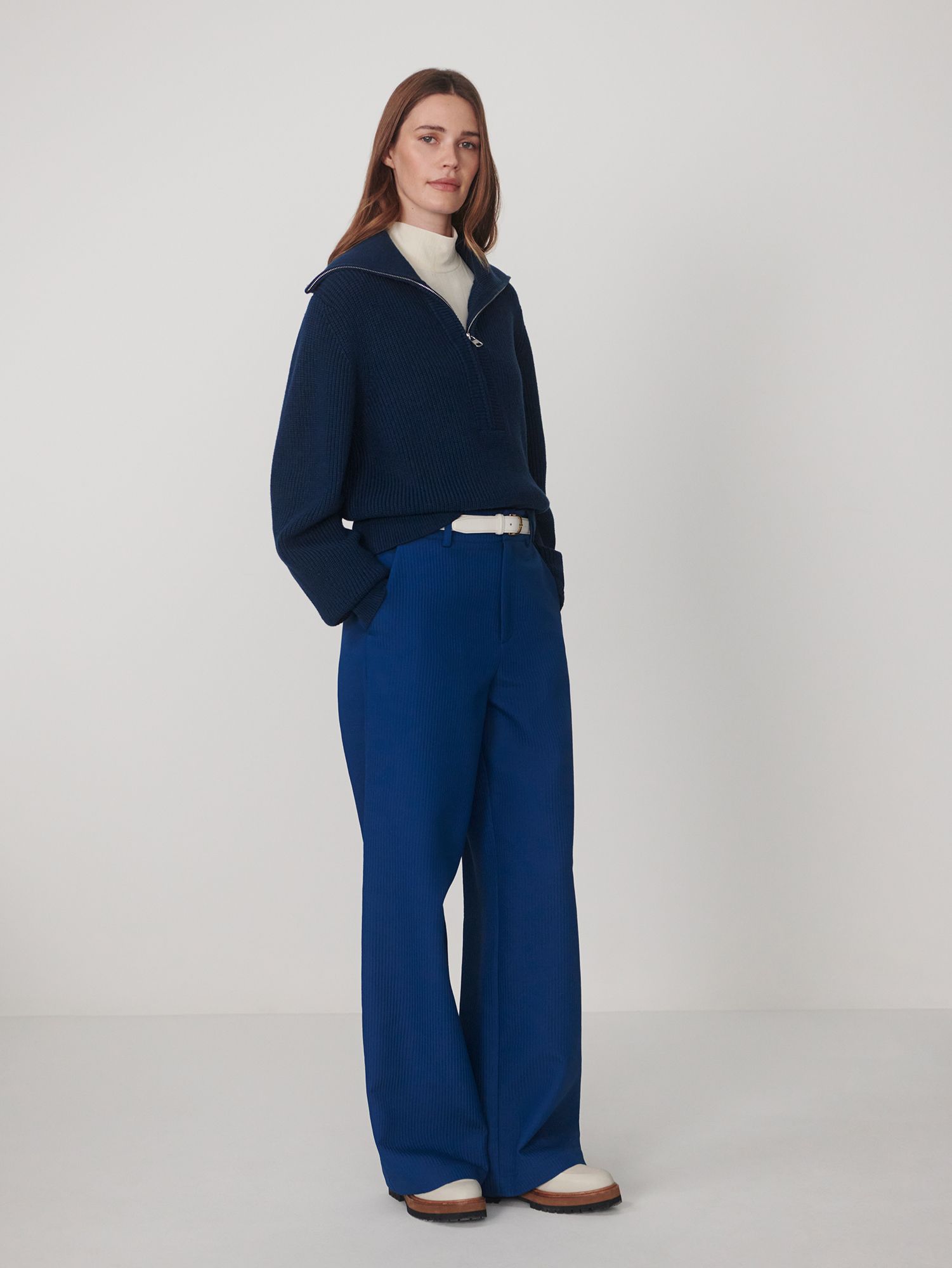 Varley Womens Maura 1/2-Zip Rib Knit product image