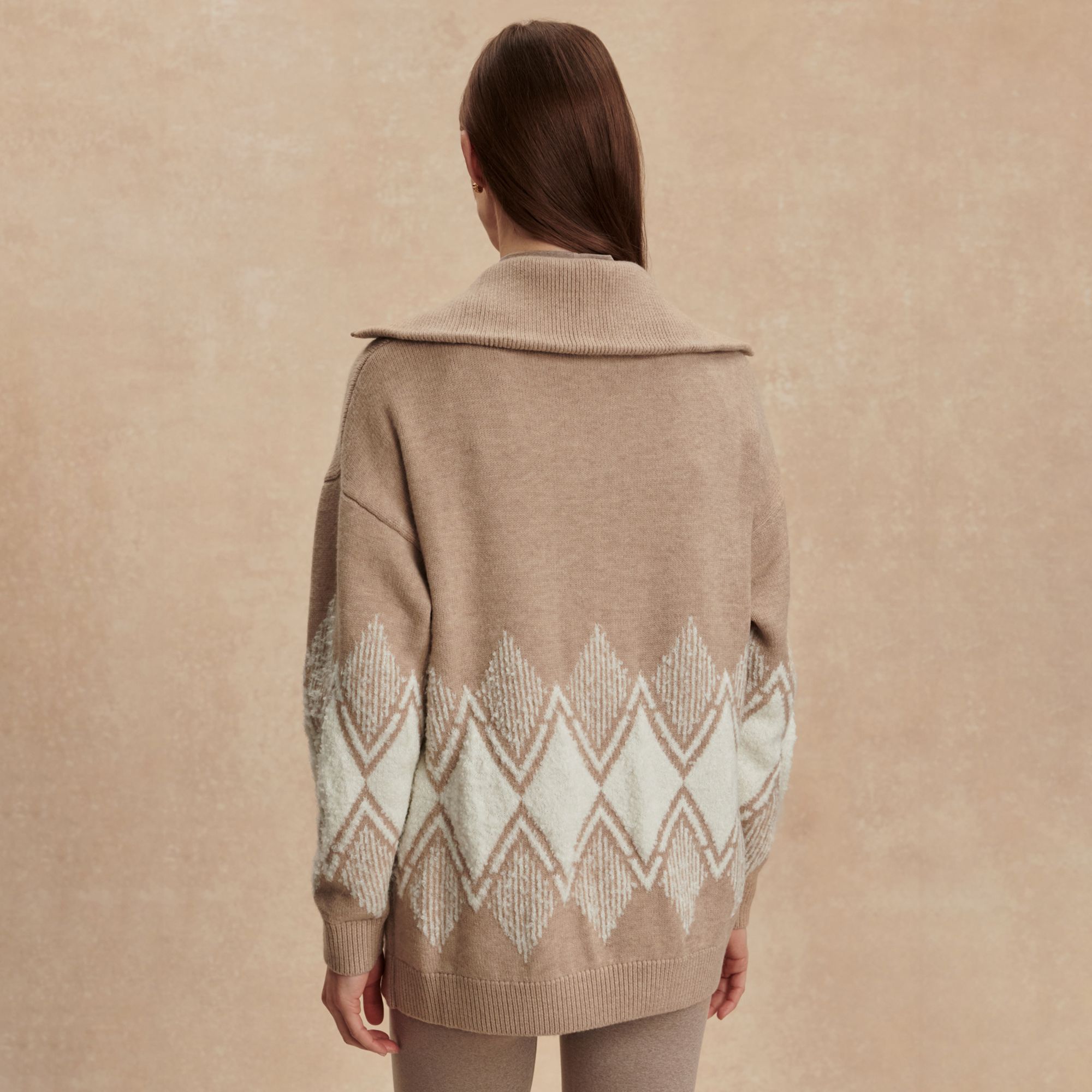 Varley Women's Betty Jacquard 1/2-Zip Sweater product image