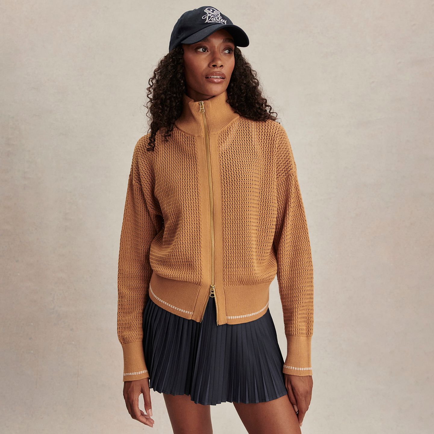 Varley Women's Ina Zip Through Knit Sweater product image